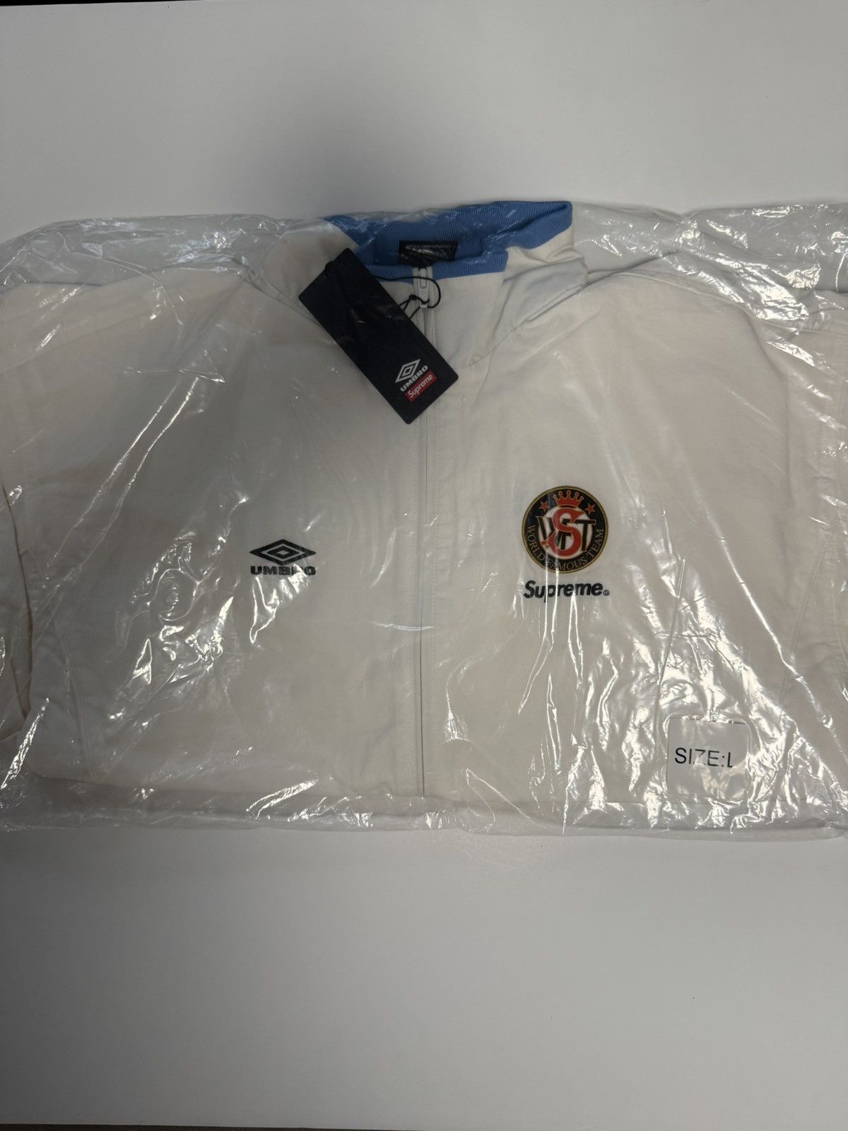 Supreme × Umbro Supreme Umbro Cotton Ripstop Track Jacket Size US L / EU 52-54 / 3 - 3 Thumbnail