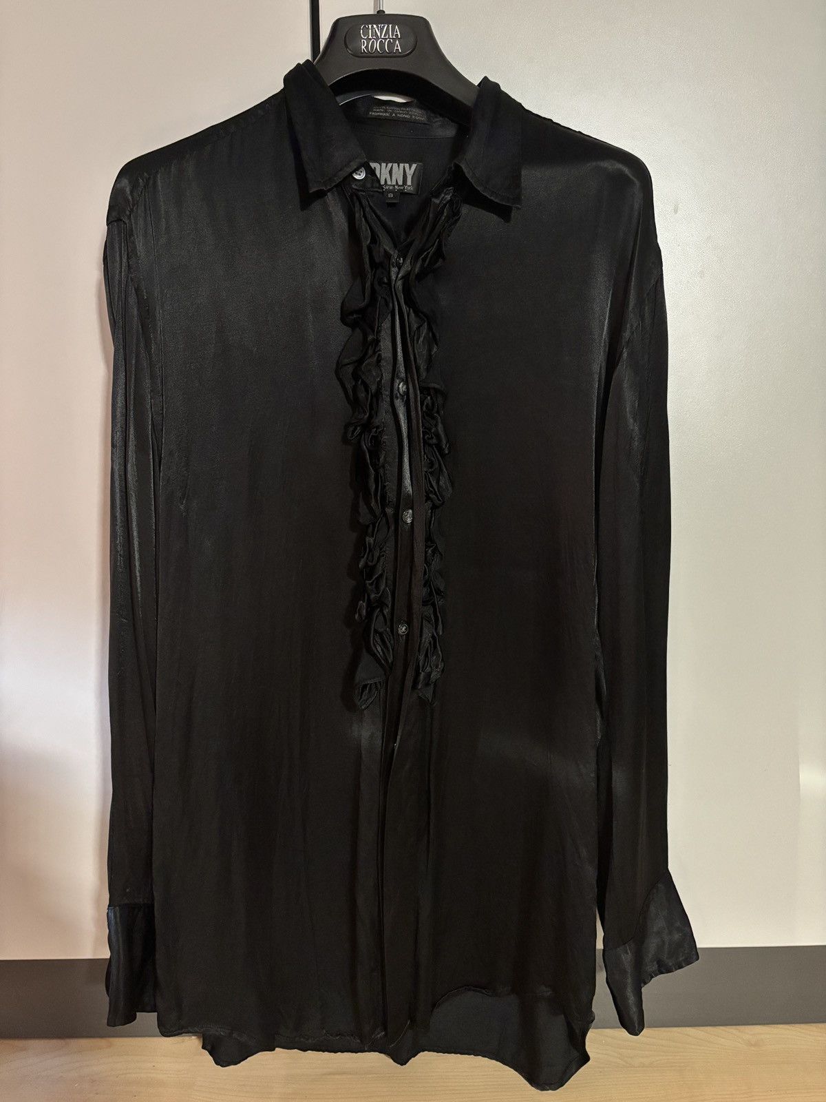 DKNY DKNY Black Shirt Size US M / EU 48-50 / 2 - 1 Thumbnail