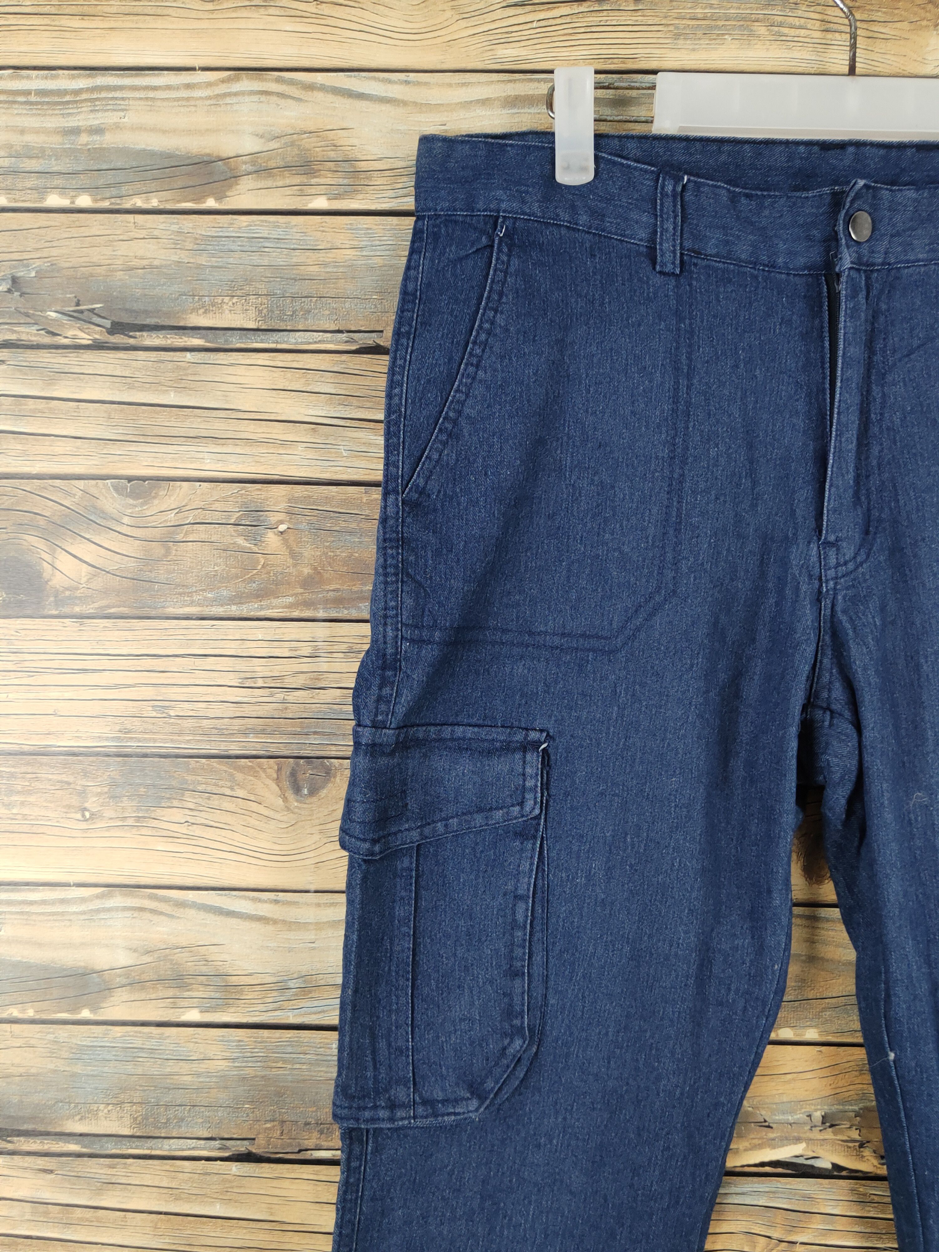 Japanese Brand Newness Blue Distressed Ripped Soft Jeans #W1034 Size US 34 / EU 50 - 3 Thumbnail