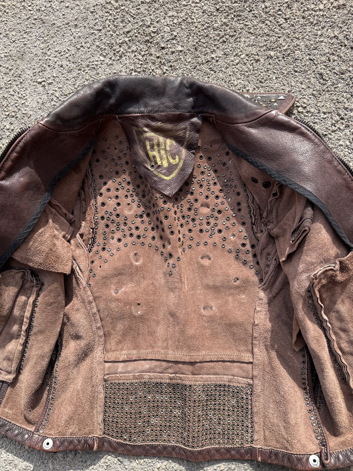 Hollywood Trading Company Hollywood Trading Company HTC studded cowhide leather biker Size M / US 6-8 / IT 42-44 - 14 Thumbnail
