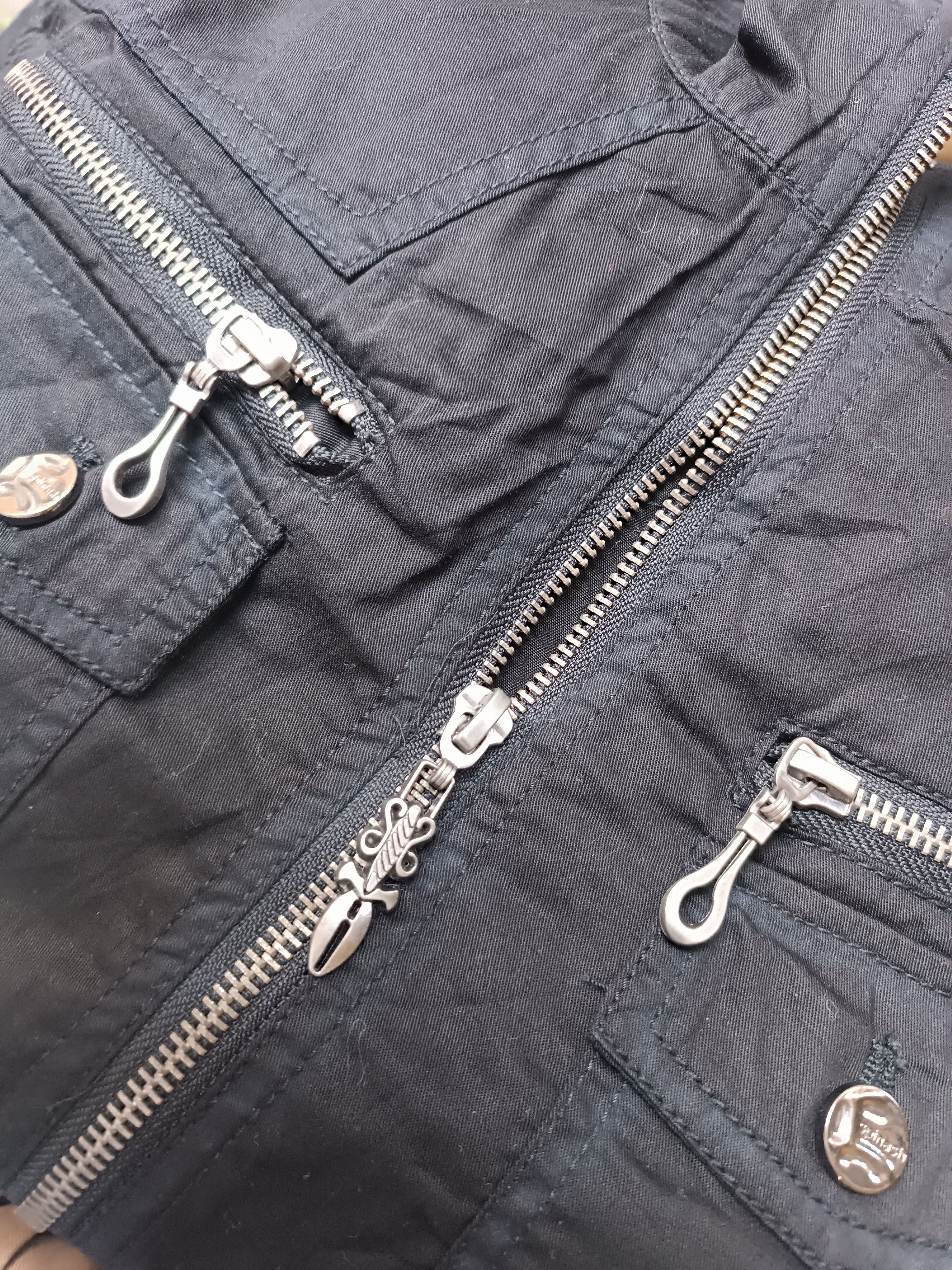 Japanese Brand Y2K Spinash Zip Short Shirt Ifsixwasnine LGB Style Size US L / EU 52-54 / 3 - 9 Thumbnail