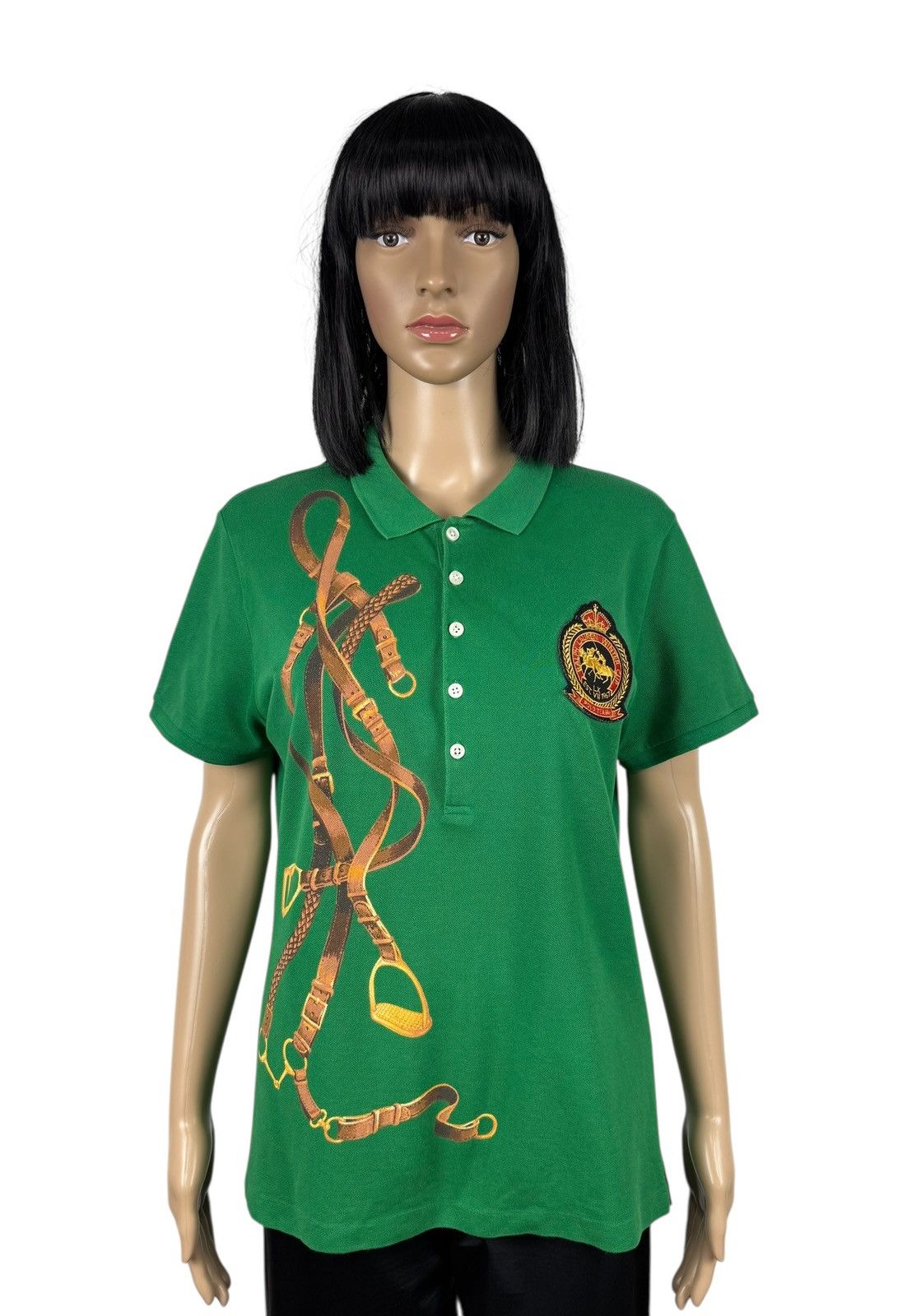 Ralph Lauren Ralph Lauren Polo Club Printed Polo Tee Cotton size XL Size XL / US 12-14 / IT 48-50 - 1 Thumbnail
