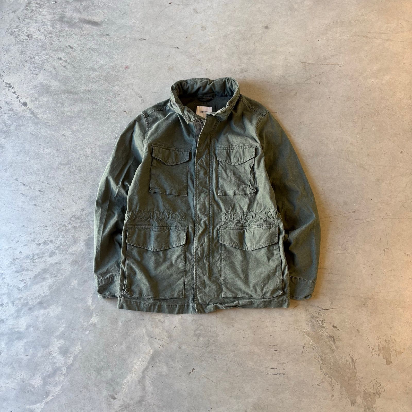 Vintage Vintage Green Earthtone Utility Jacket Size US S / EU 44-46 / 1 - 1 Thumbnail
