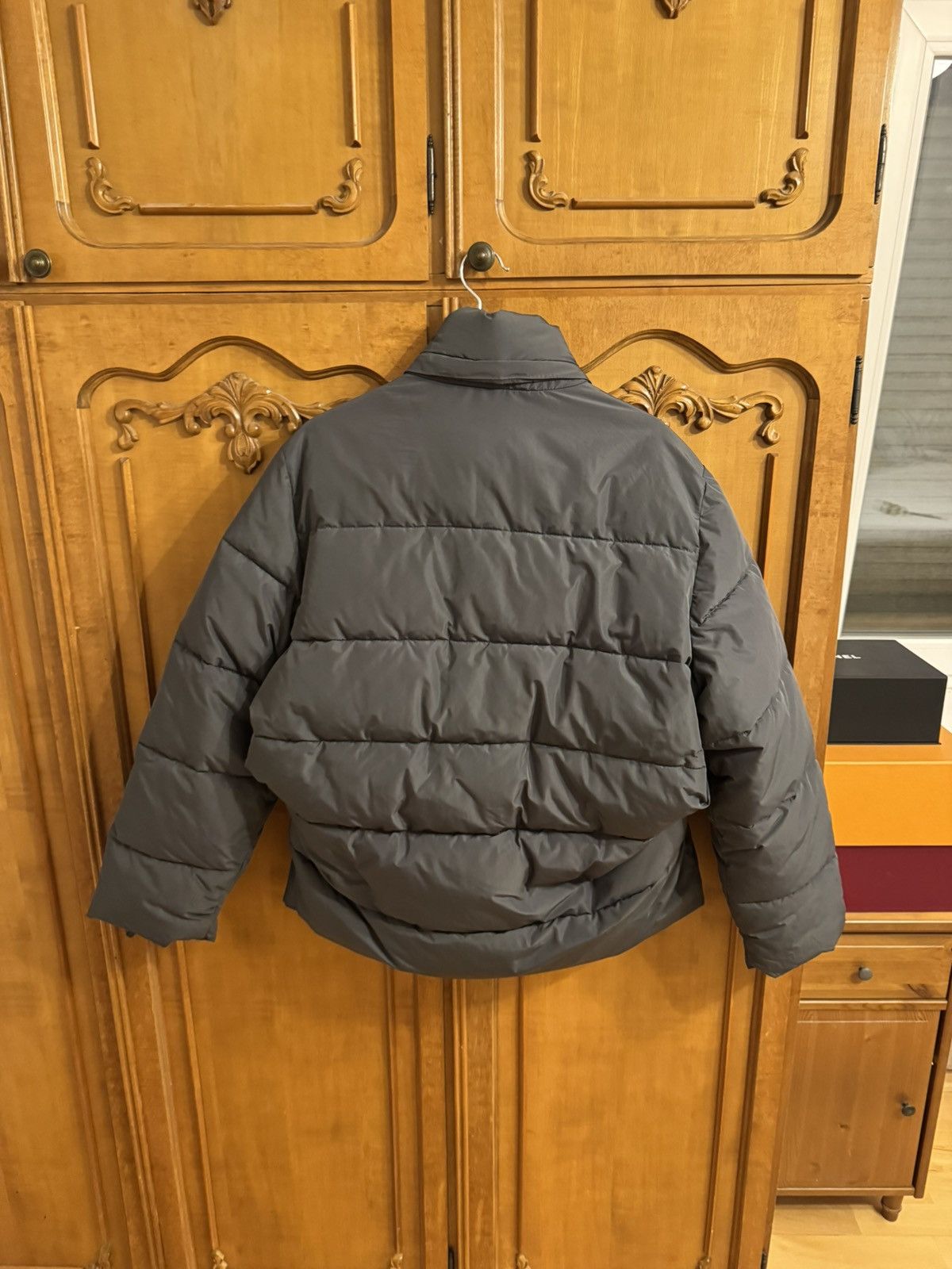 Balenciaga Balenciaga C Shape Grey Puffer Jacket Size US L / EU 52-54 / 3 - 2 Thumbnail
