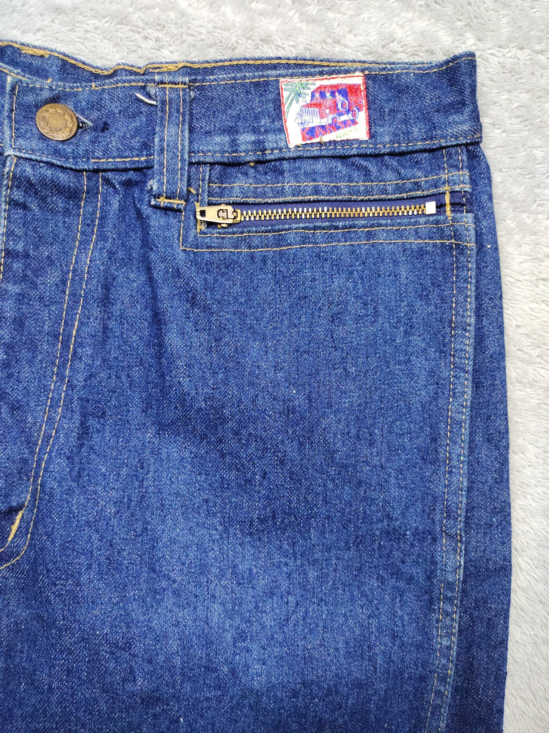 Kansai Yamamoto RARE VINTAGE KANSAI YAMAMOTO KANSAI JEANS PANTS Size 28" / US 6 / IT 42 - 5 Thumbnail