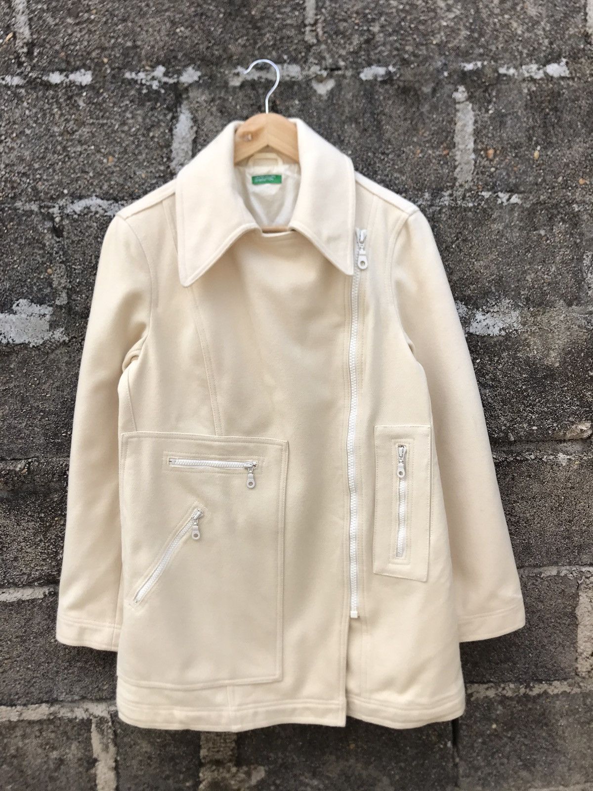 ⚡️ Nice Design United Colors Of Benetton Zip Long Coat