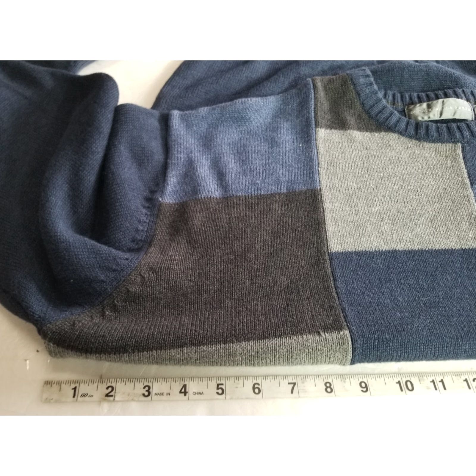 Oscar De La Renta Oscar De La Renta Pullover Sweater Mens XXL Blue Check Long Sleeve Casual Size US XXL / EU 58 / 5 - 3 Thumbnail