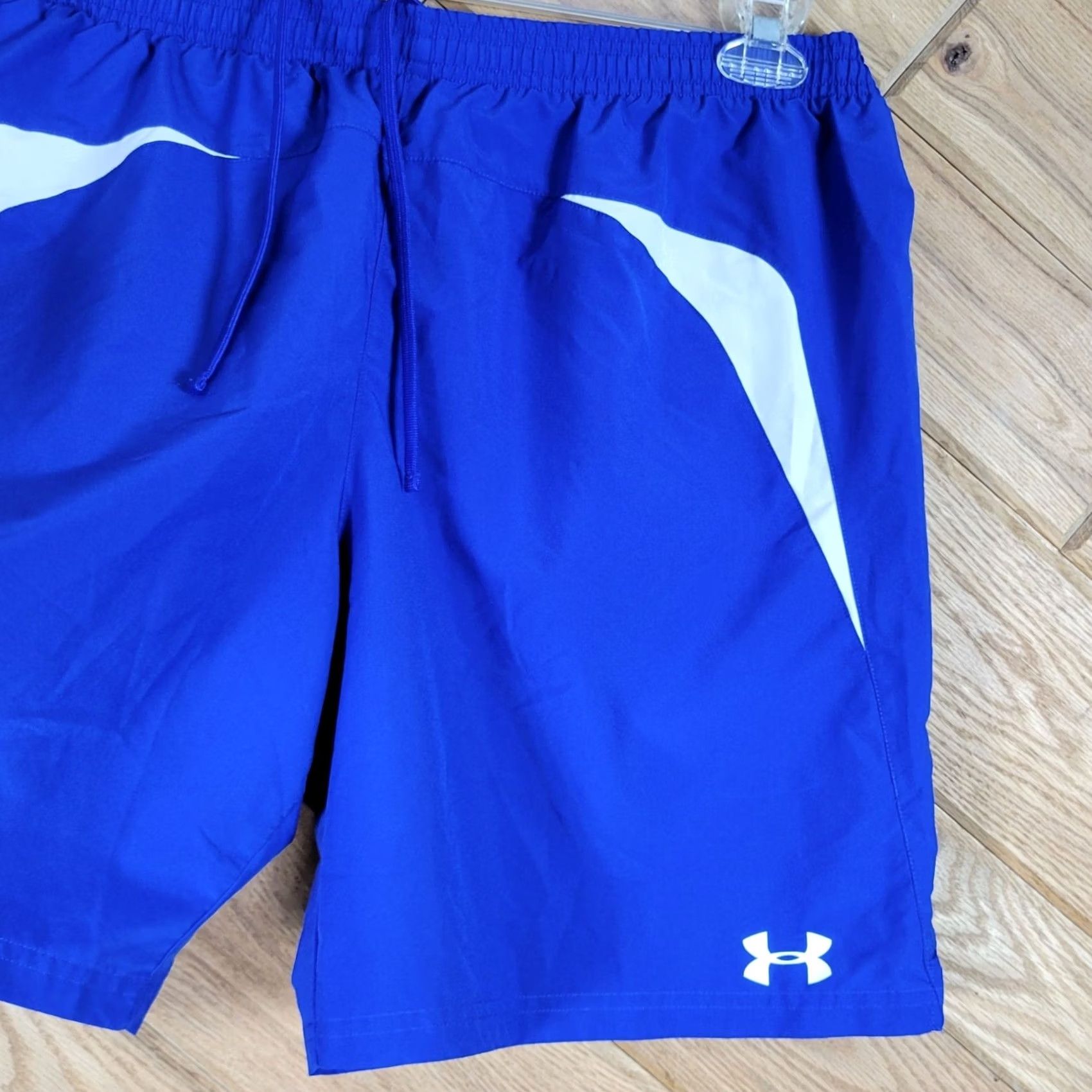 Under Armour Under Armour Mens Blue Athletic Shorts Size M Running Active Drawstring Waist Size US 31 - 3 Thumbnail