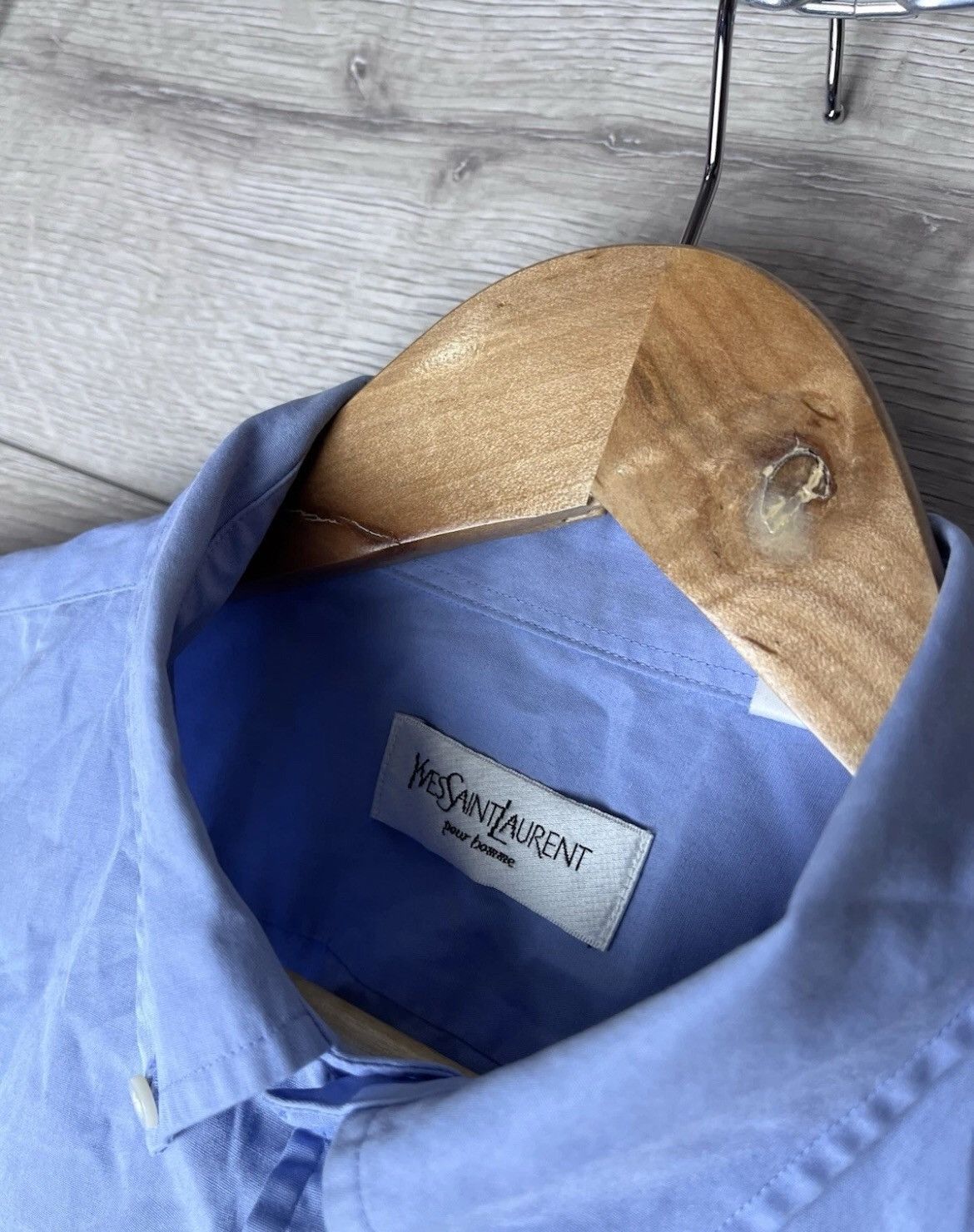 Other Mens shirt YSL size Xl blue Y2K Size US XL / EU 56 / 4 - 7 Thumbnail