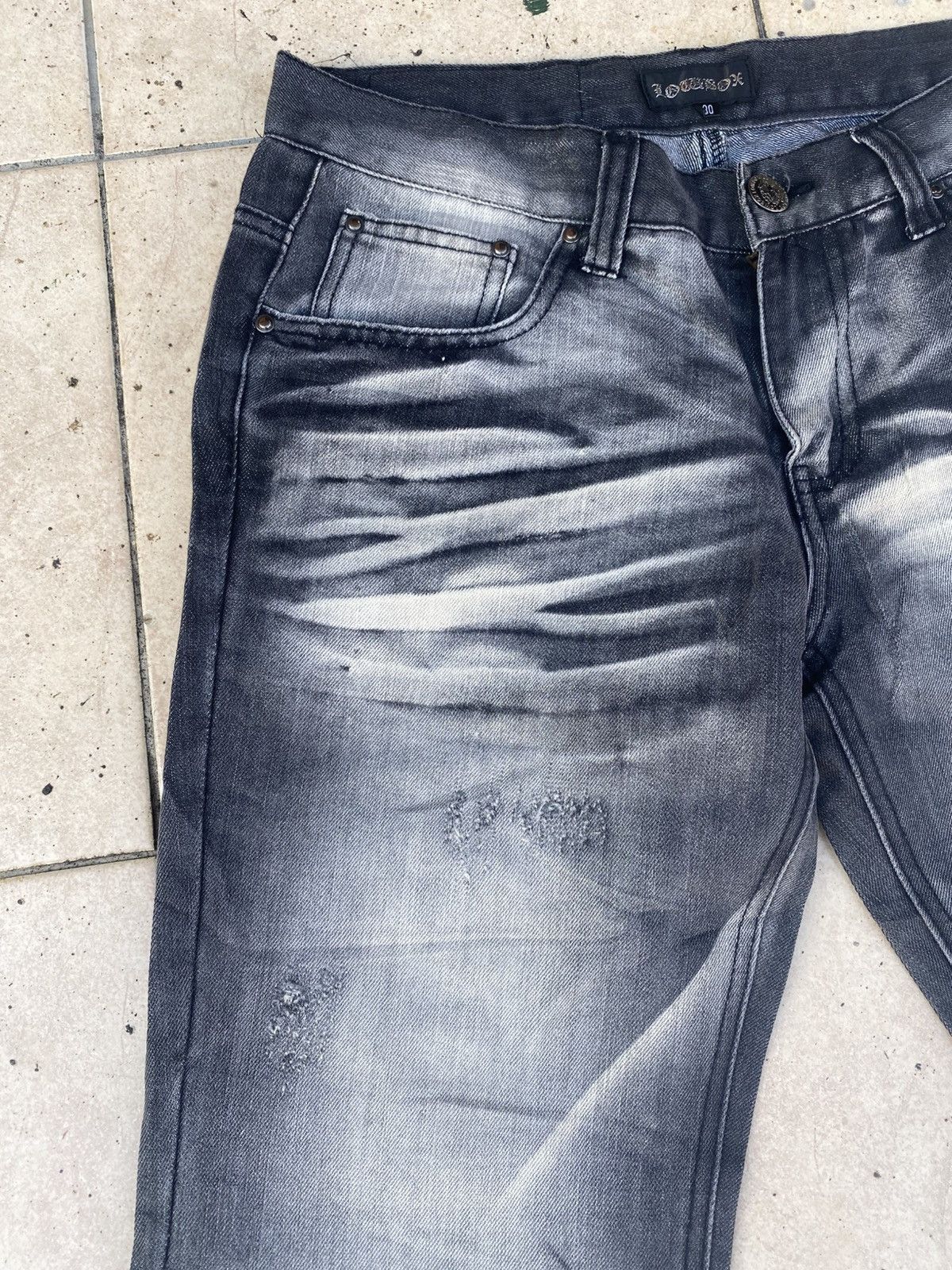 LOWBOX Lowbox Clawmark Flare Jeans Size US 31 - 6 Thumbnail