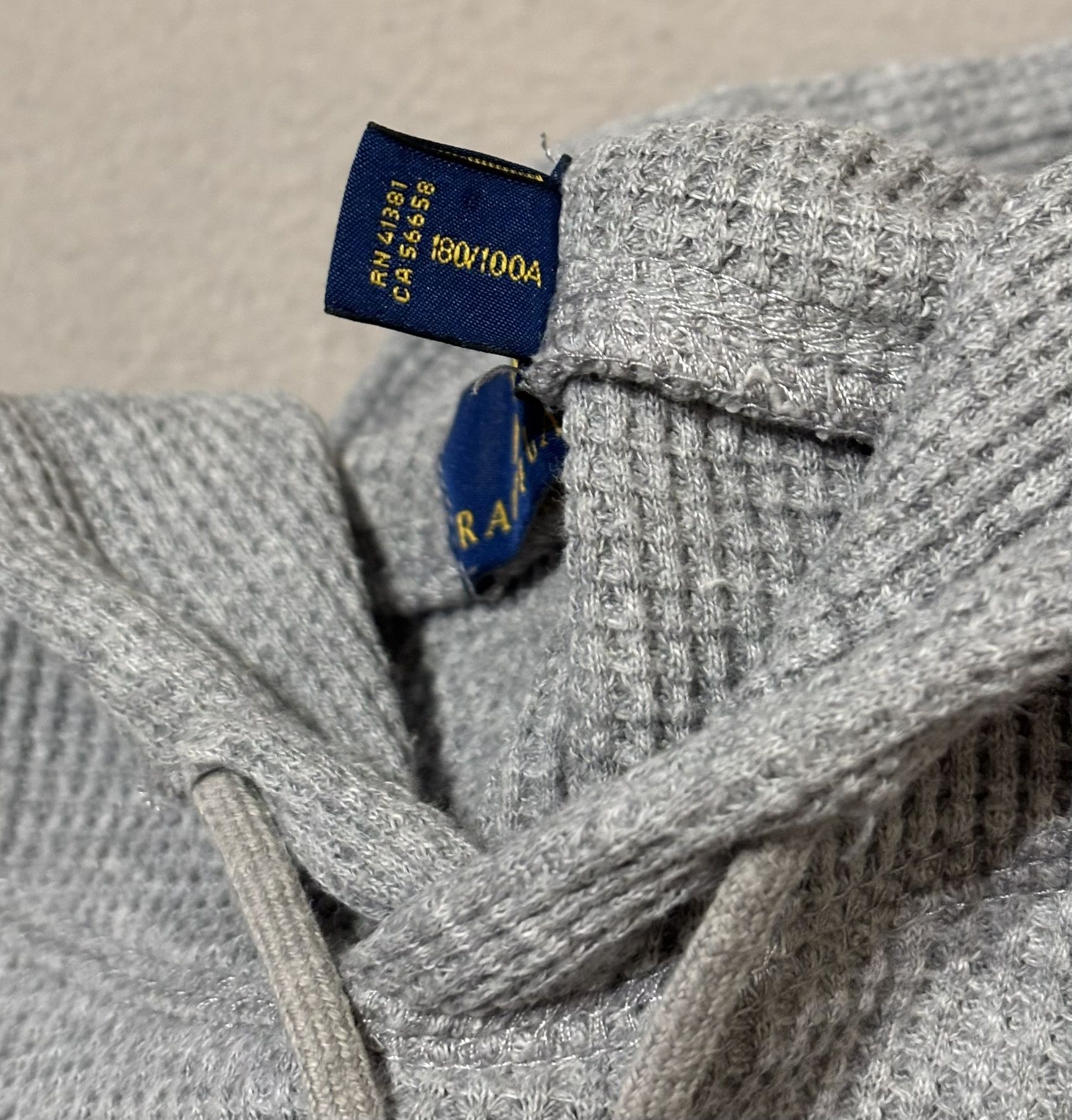Polo Ralph Lauren Polo Ralph Lauren Thermal Gray Hoodie Large Size US L / EU 52-54 / 3 - 14 Thumbnail