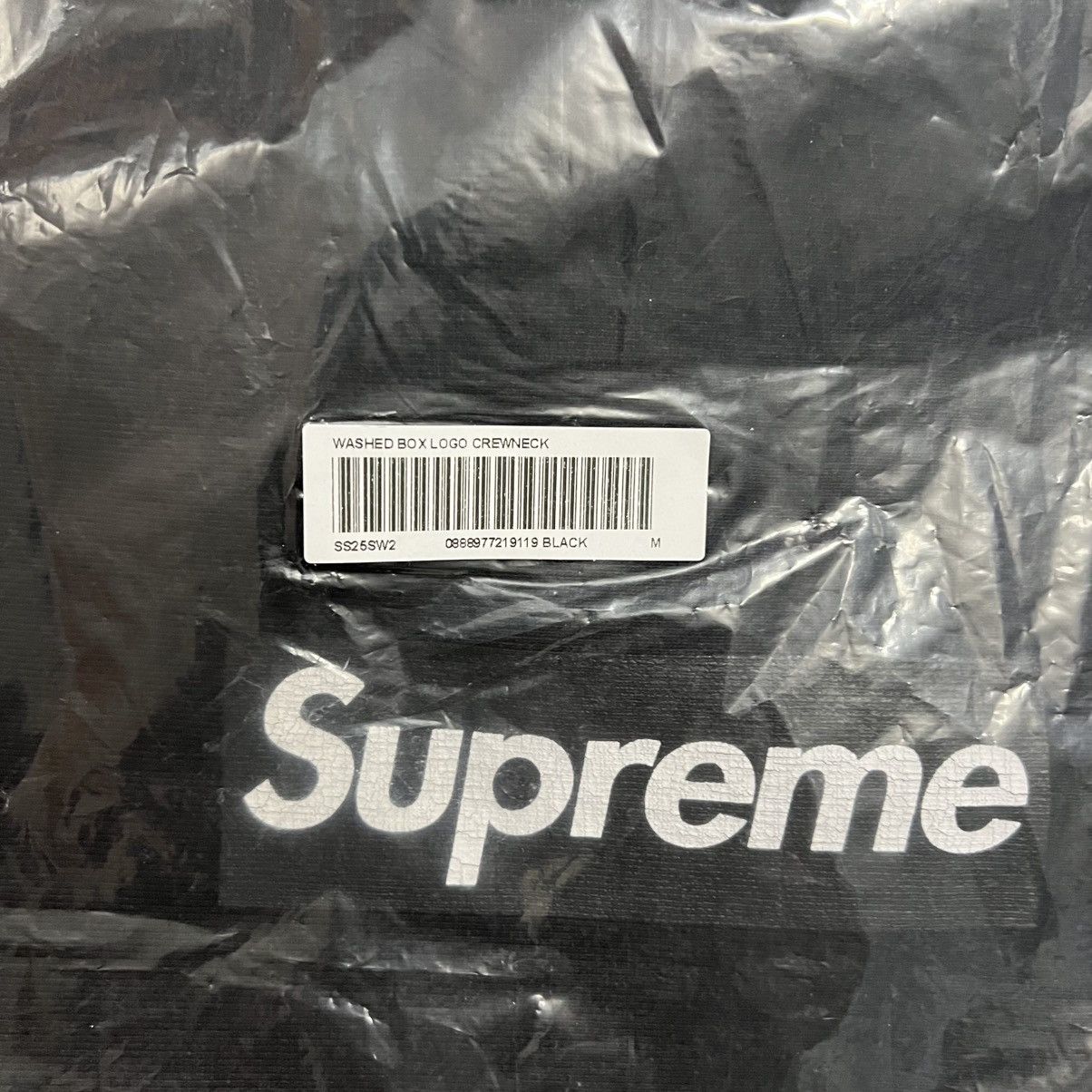 Supreme Supreme Washed Box Logo Crewneck Size US M / EU 48-50 / 2 - 13 Thumbnail