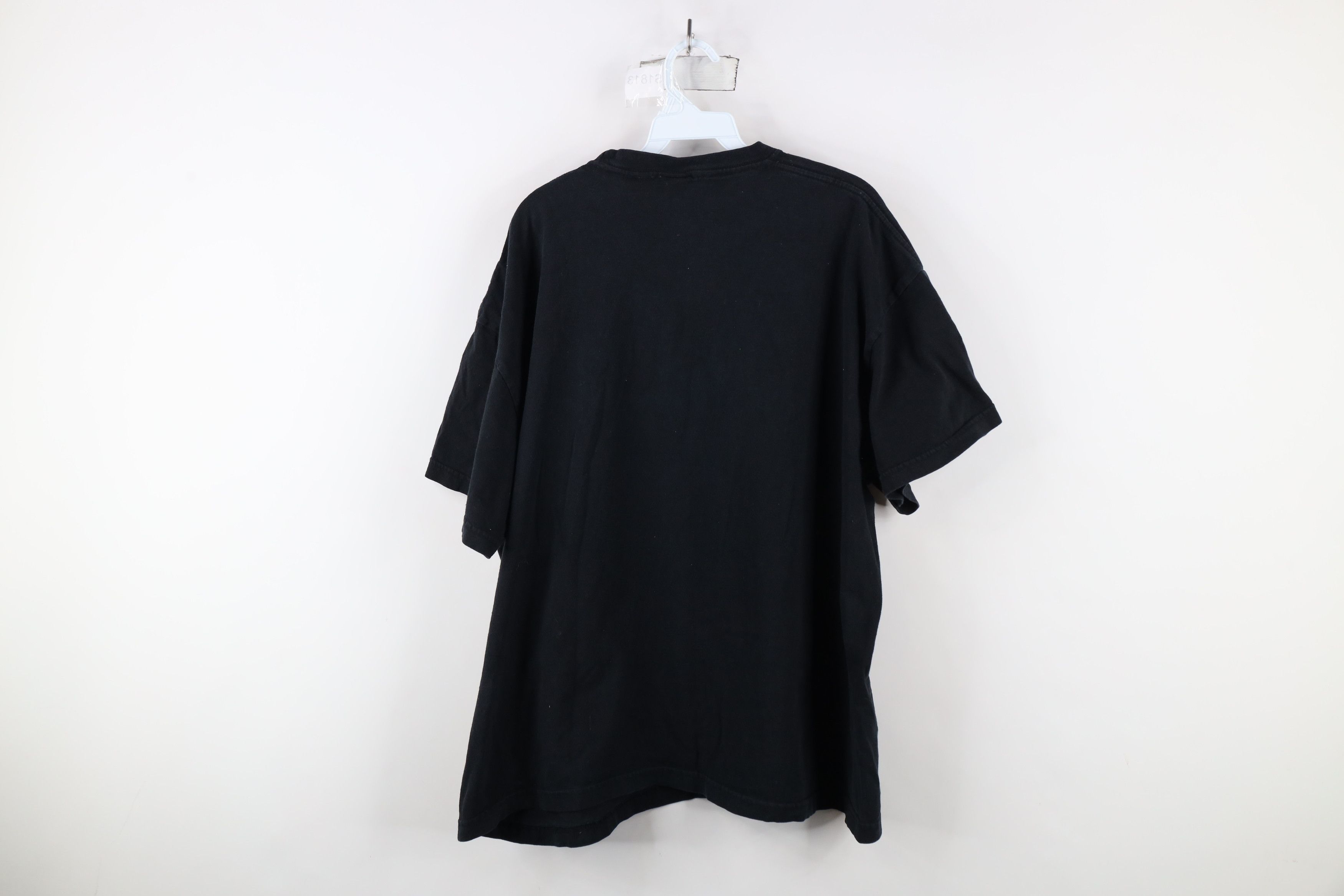Vintage Vintage 90s Y2K Eagle Tribal Racing T-Shirt Black Cotton Size US XXL / EU 58 / 5 - 9 Thumbnail