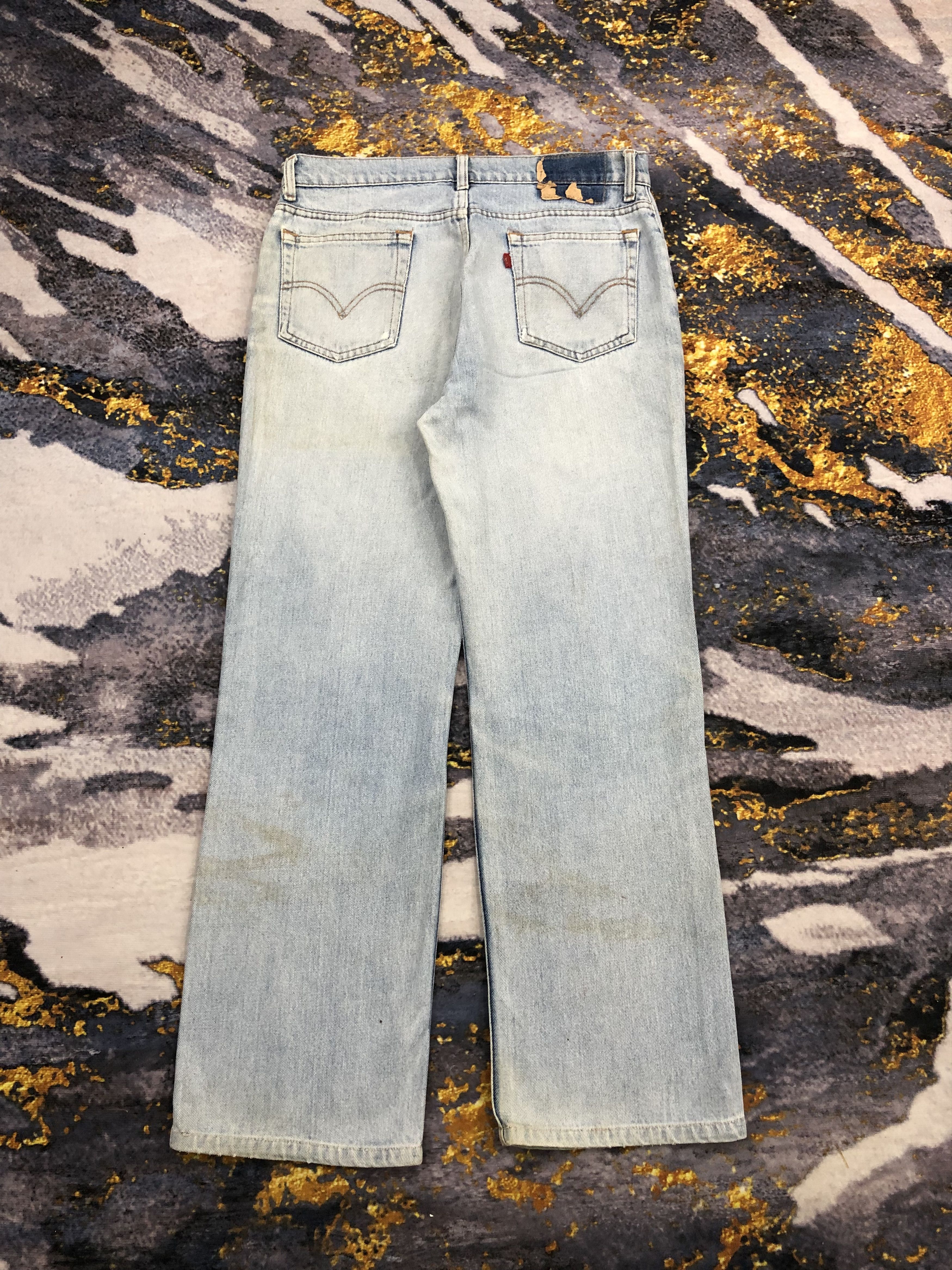 Levi's Vintage Levis 505 Light Blue Jeans DPP0163 Size US 31 - 3 Thumbnail