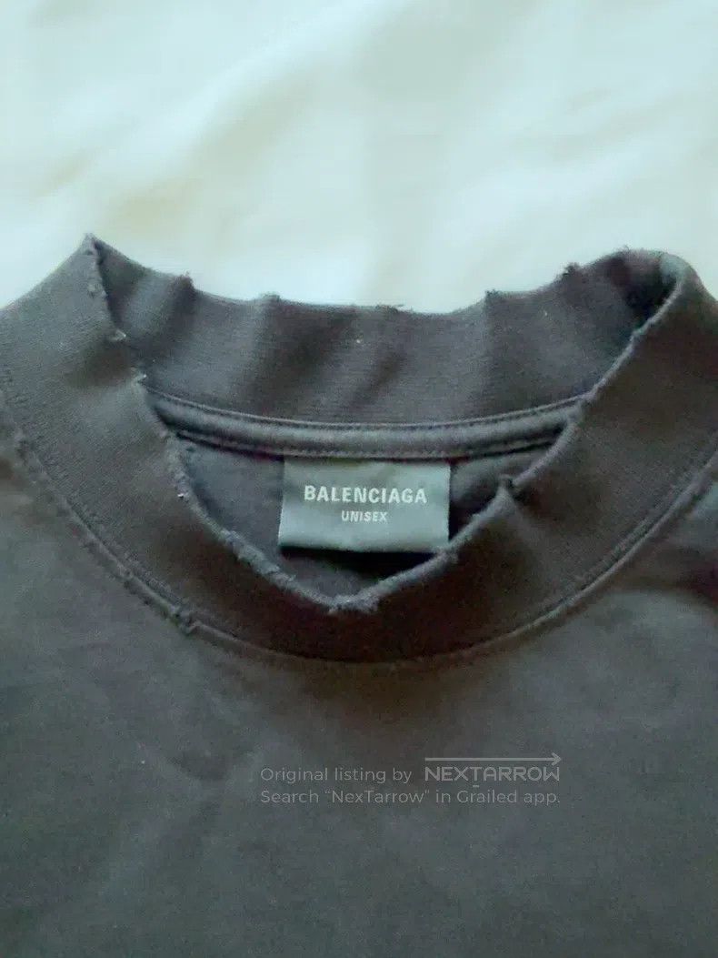 Balenciaga Balenciaga Letter printed T-shirt with round neck and shor Size US XS / EU 42 / 0 - 3 Thumbnail
