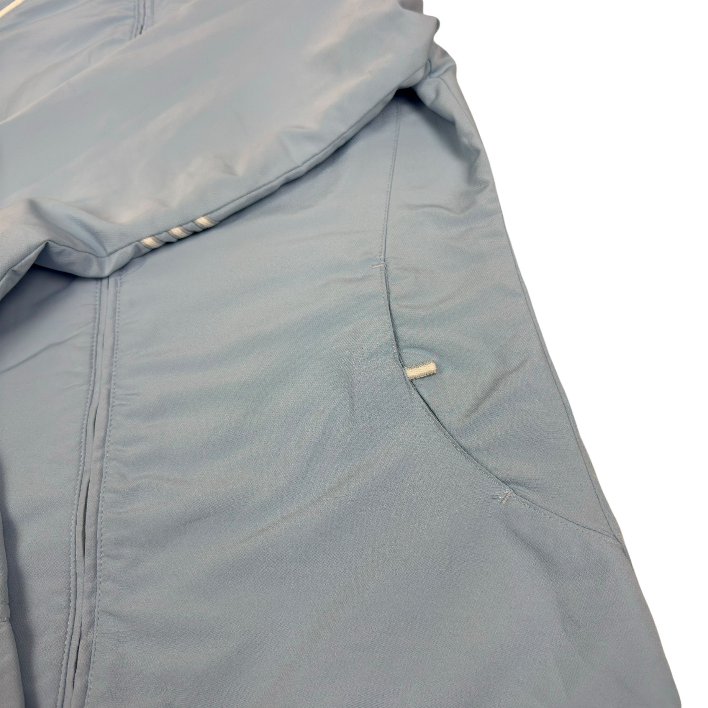 Adidas Adidas Women's Blue White Mesh Full Zip Track Jacket Small Size S / US 4 / IT 40 - 5 Thumbnail