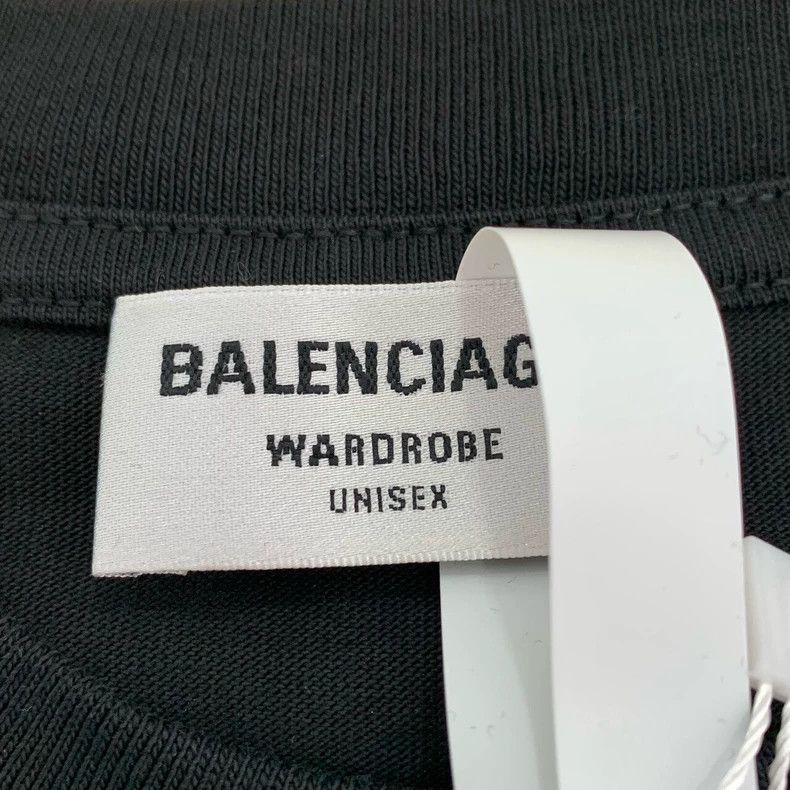 Balenciaga Balenciaga Dissolved smiley face printed crew neck black c Size US S / EU 44-46 / 1 - 6 Thumbnail
