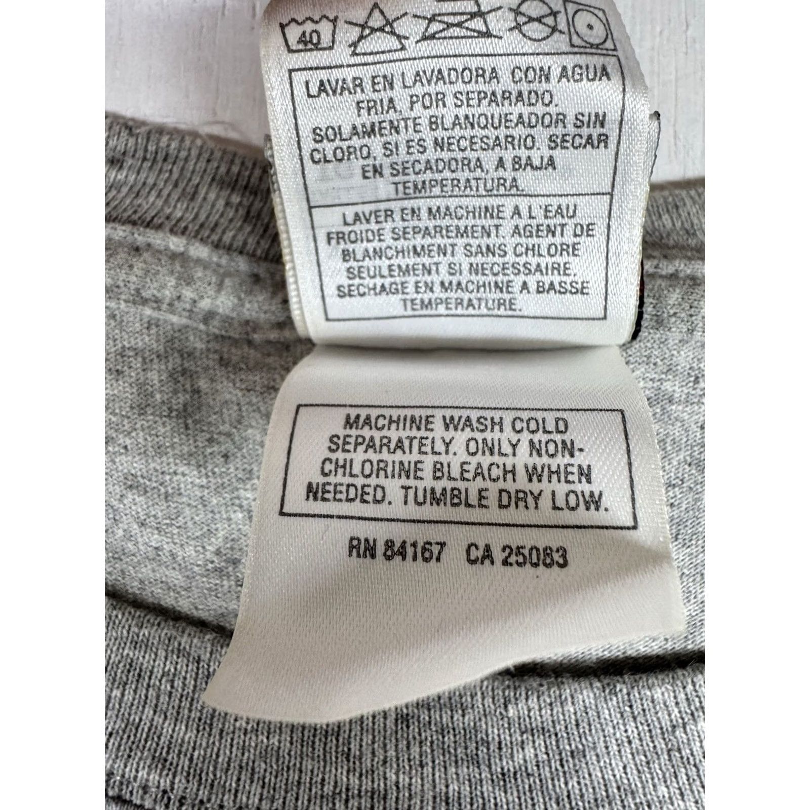 Disney VINTAGE Disney Mickey Mouse Millennium Gray T-Shirt Mens XL 2000s Short Sleeve Jersey Cotton Crew Neck Logo 90s Disney Shirt Size US XL / EU 56 / 4 - 4 Thumbnail