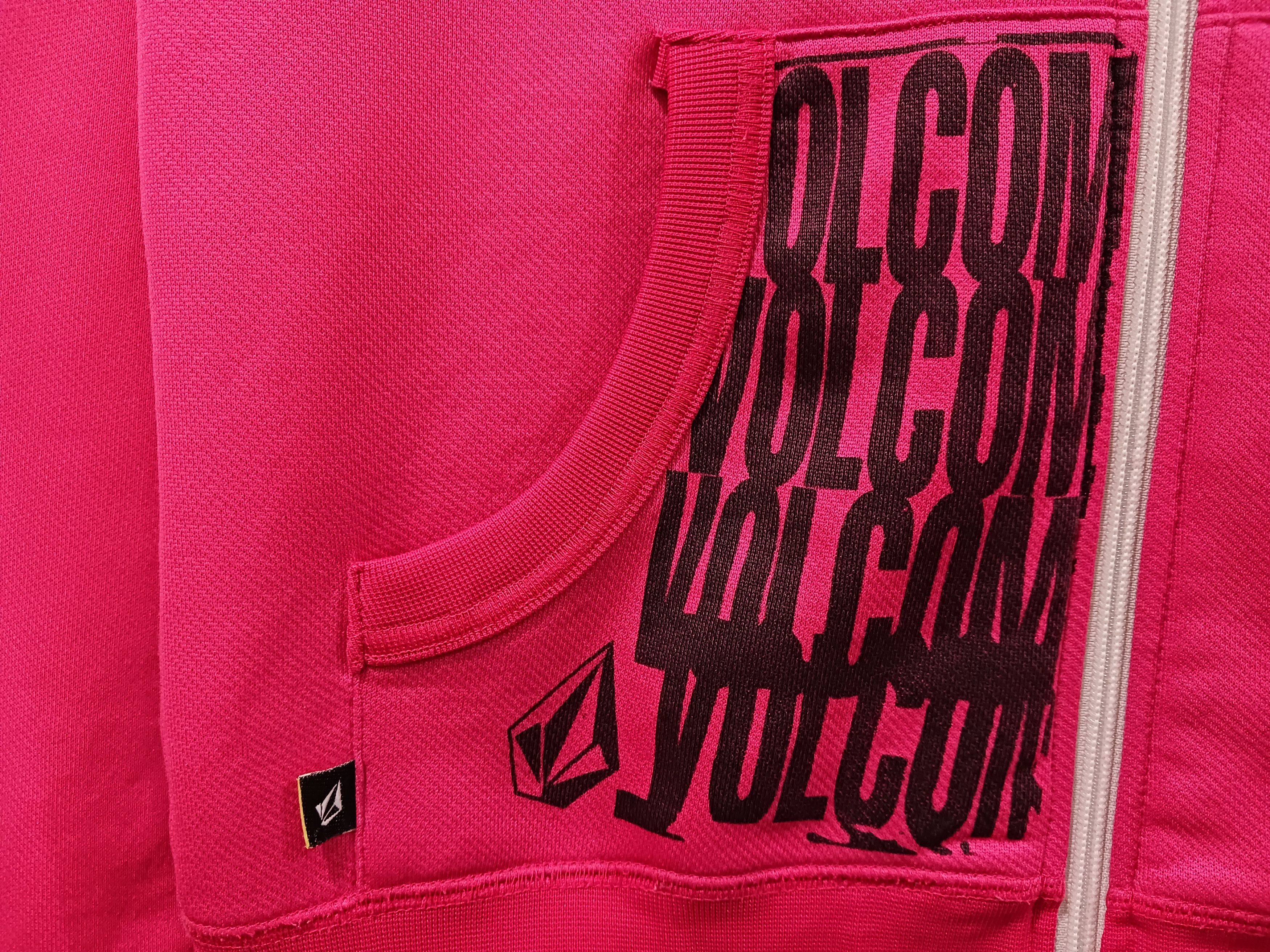 Vintage Volcom "Repeat Spell Out Logo" Vintage 2000s Zip-Up Hoodie Size S / US 4 / IT 40 - 3 Thumbnail