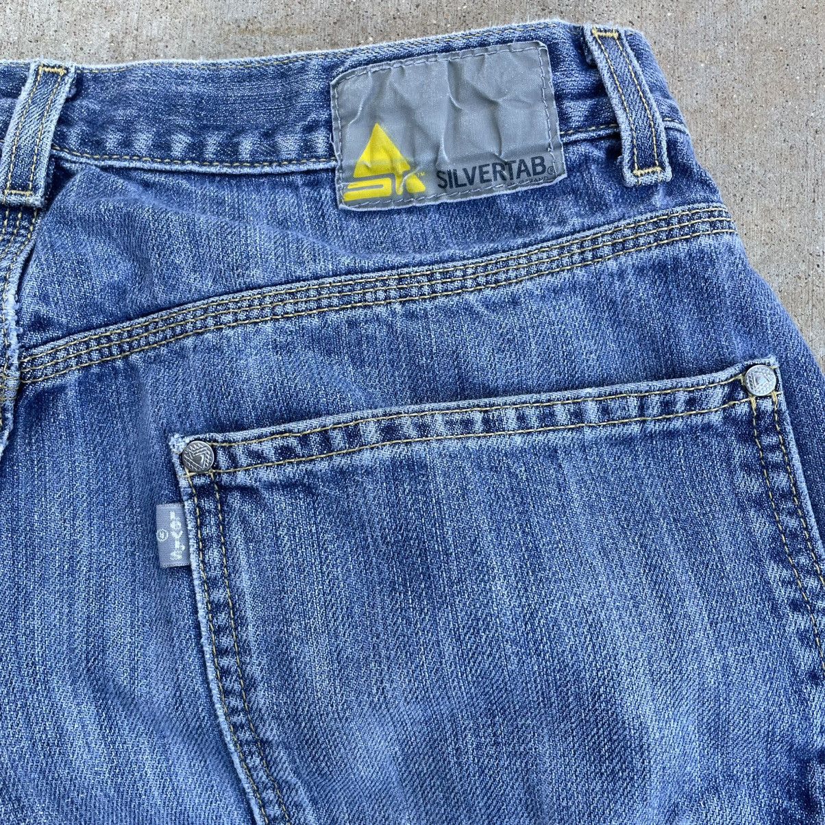 Levi's Vintage Levi's Silvertab Baggy Carpenter Jeans Denim 34x30 Size US 34 / EU 50 - 4 Thumbnail