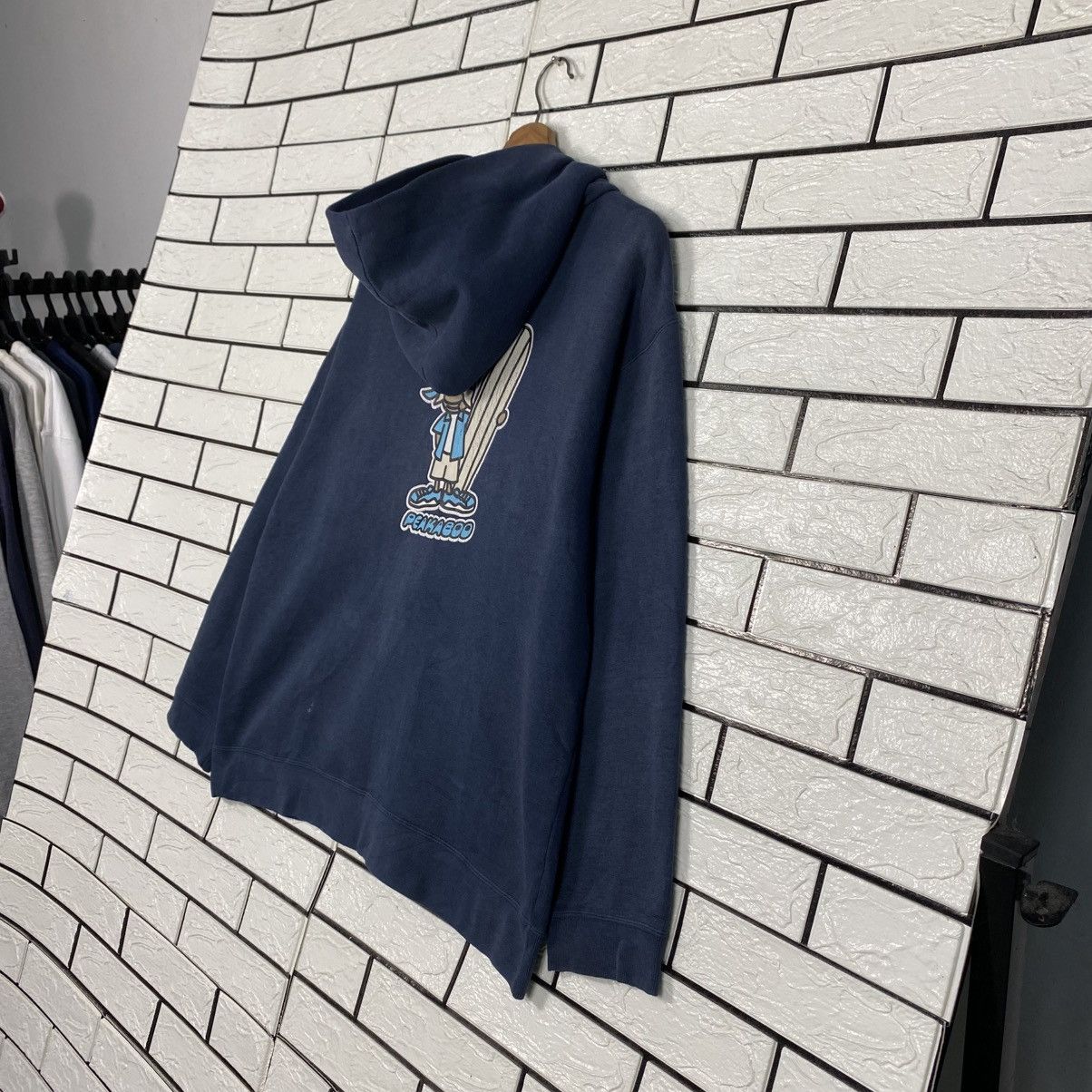 Japanese Brand 📌Vintage Zipper Sweater Peakaboo Surf Skatebord Big Logo Size US M / EU 48-50 / 2 - 11 Thumbnail