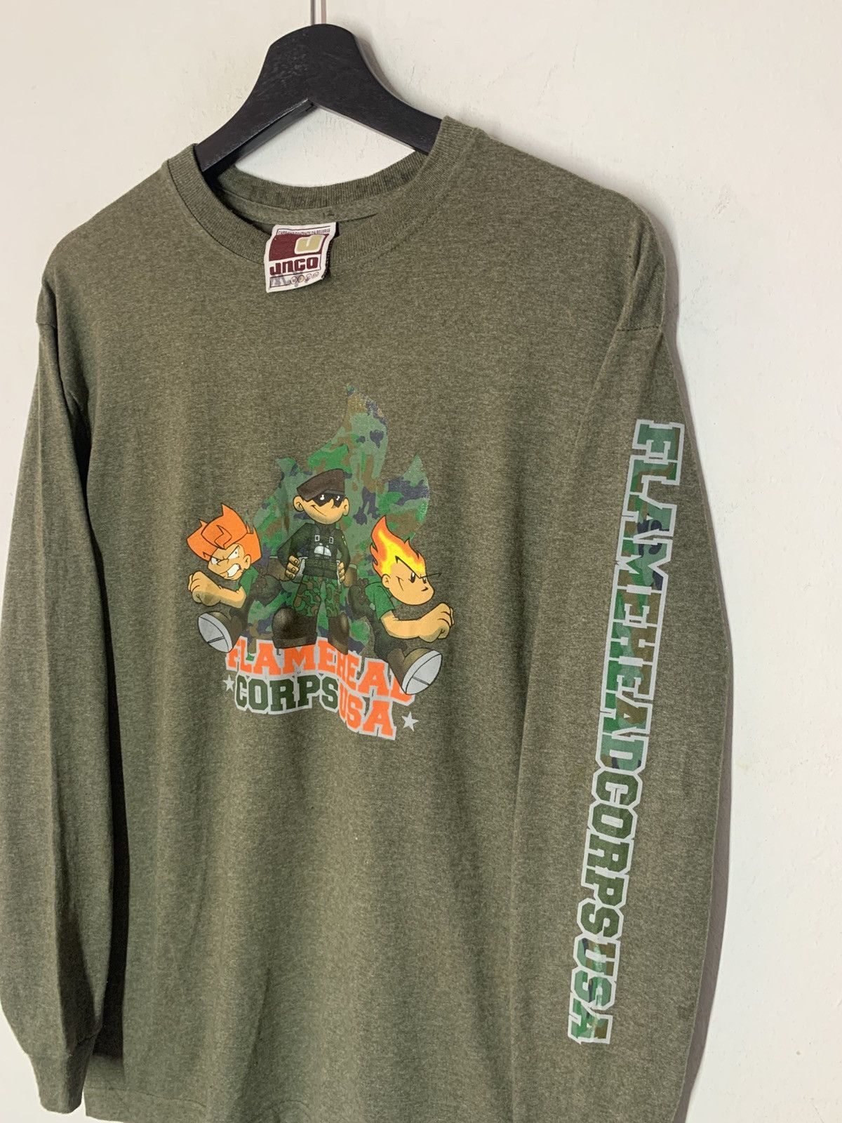 JNCO Vintage JNCO Flamehead Corps Made In Usa Size US M / EU 48-50 / 2 - 3 Thumbnail