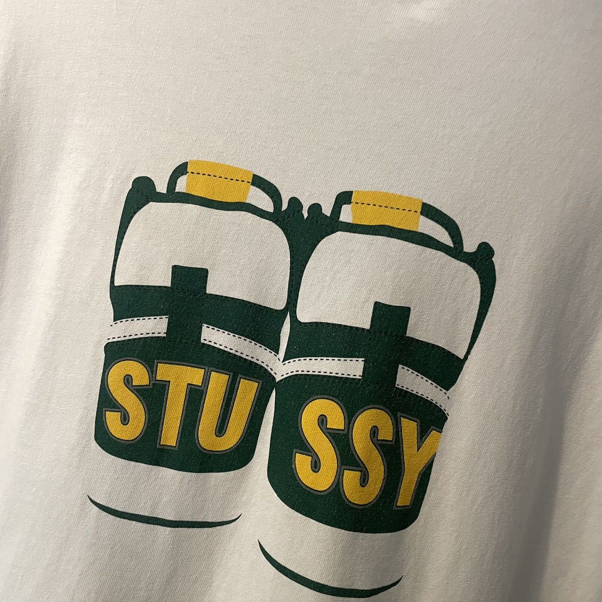 Stussy × Vintage Beautiful Vintage Stussy Sneakers Tee Size US L / EU 52-54 / 3 - 2 Thumbnail