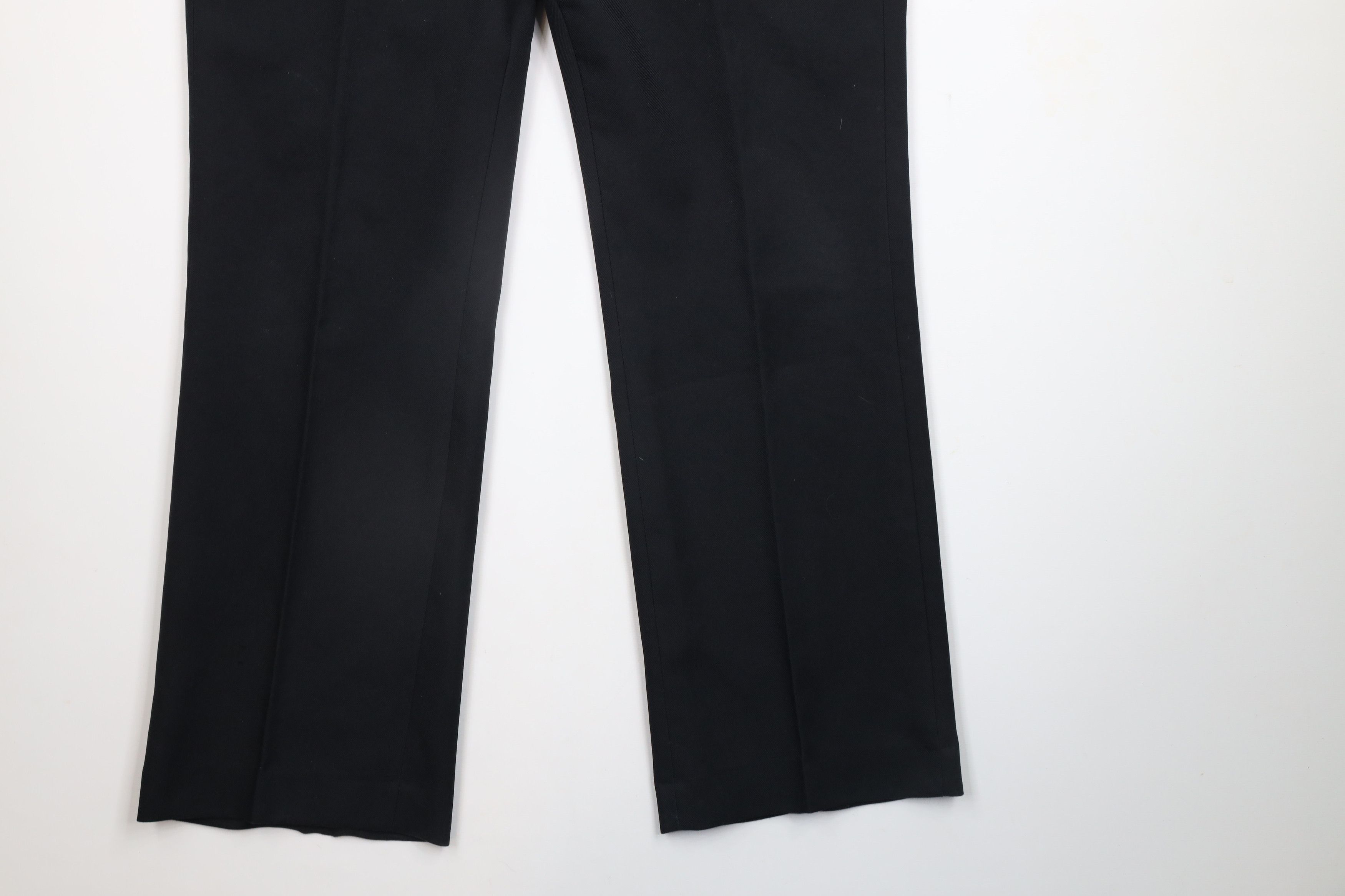 Vintage Vintage 70s Streetwear Bell Bottoms Chino Pants Black USA Size US 36 / EU 52 - 4 Thumbnail