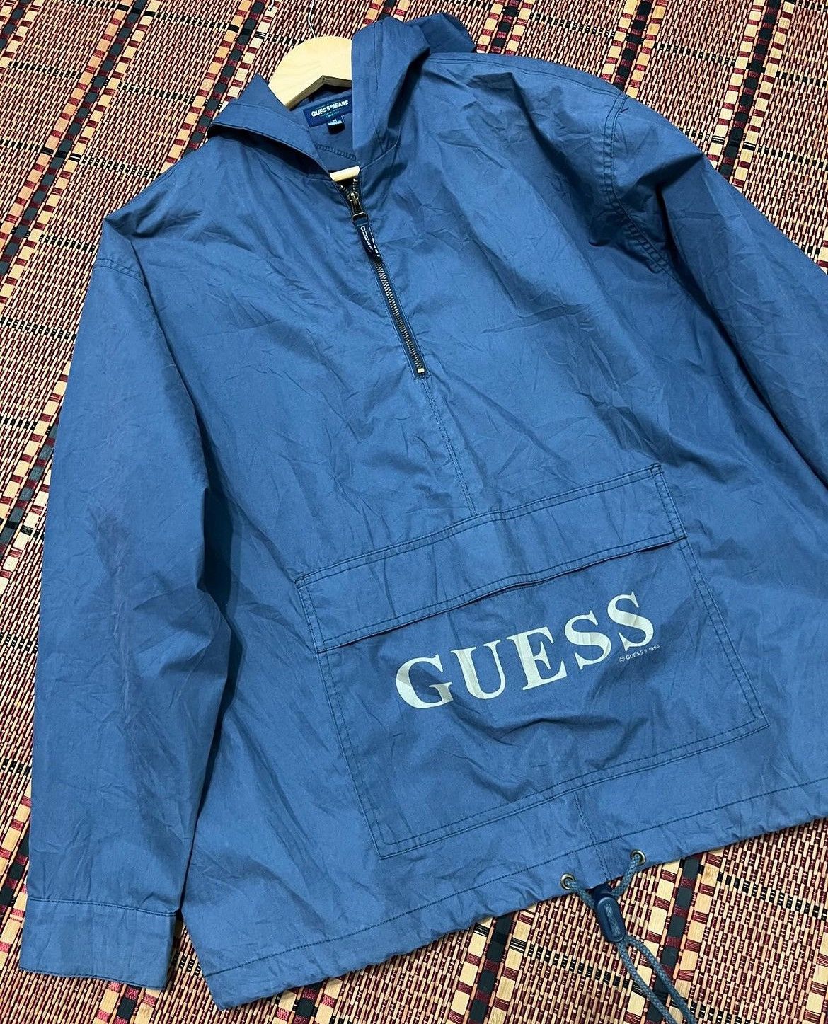 Guess Vintage 1990s Guess Pullover Jacket Size US M / EU 48-50 / 2 - 5 Thumbnail