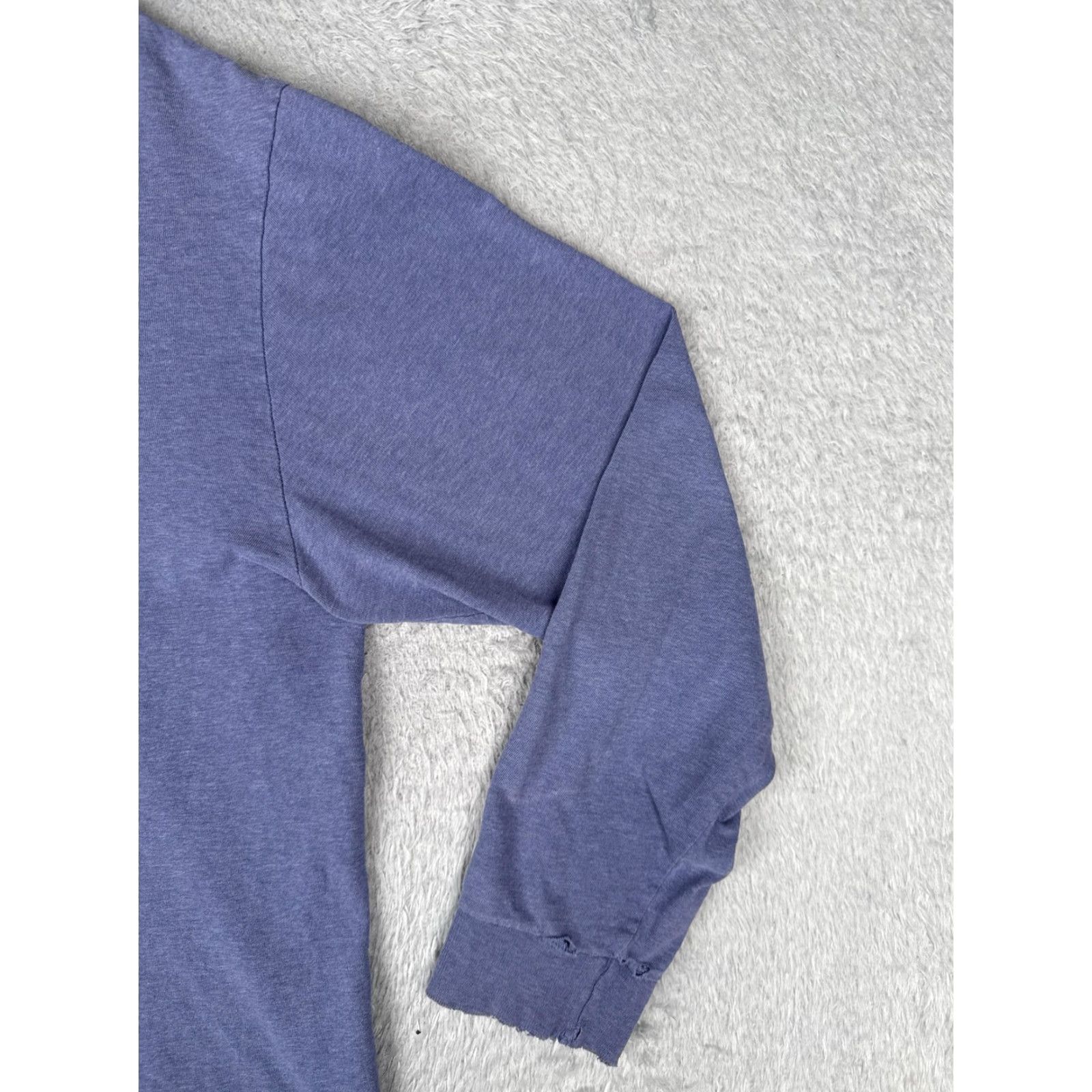 Polo Ralph Lauren Polo Ralph Lauren Shirt Mens 2XL Blue Long Sleeve Cotton Crew Logo Distressed Size US XXL / EU 58 / 5 - 2 Thumbnail