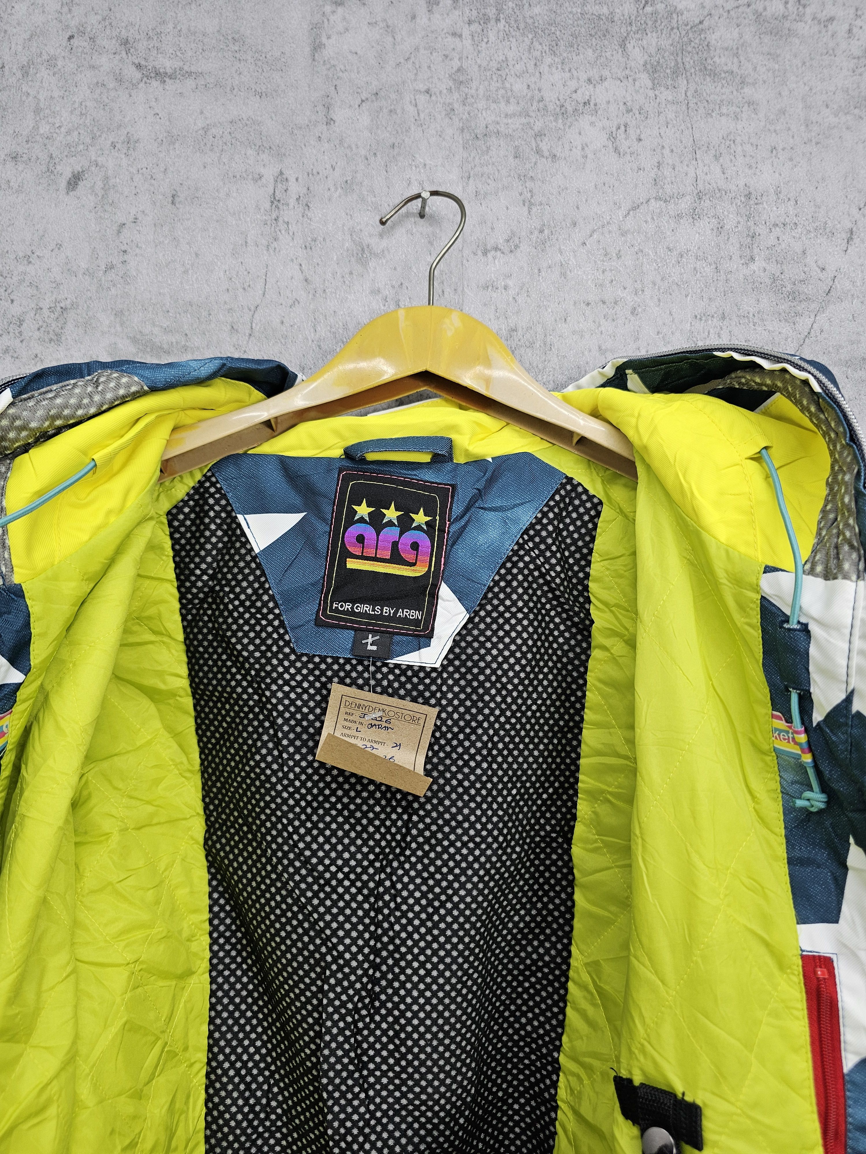 Japanese Brand ARG For Girls Star Design Skiwear Ski Jacket J0026 Size L / US 10 / IT 46 - 13 Thumbnail