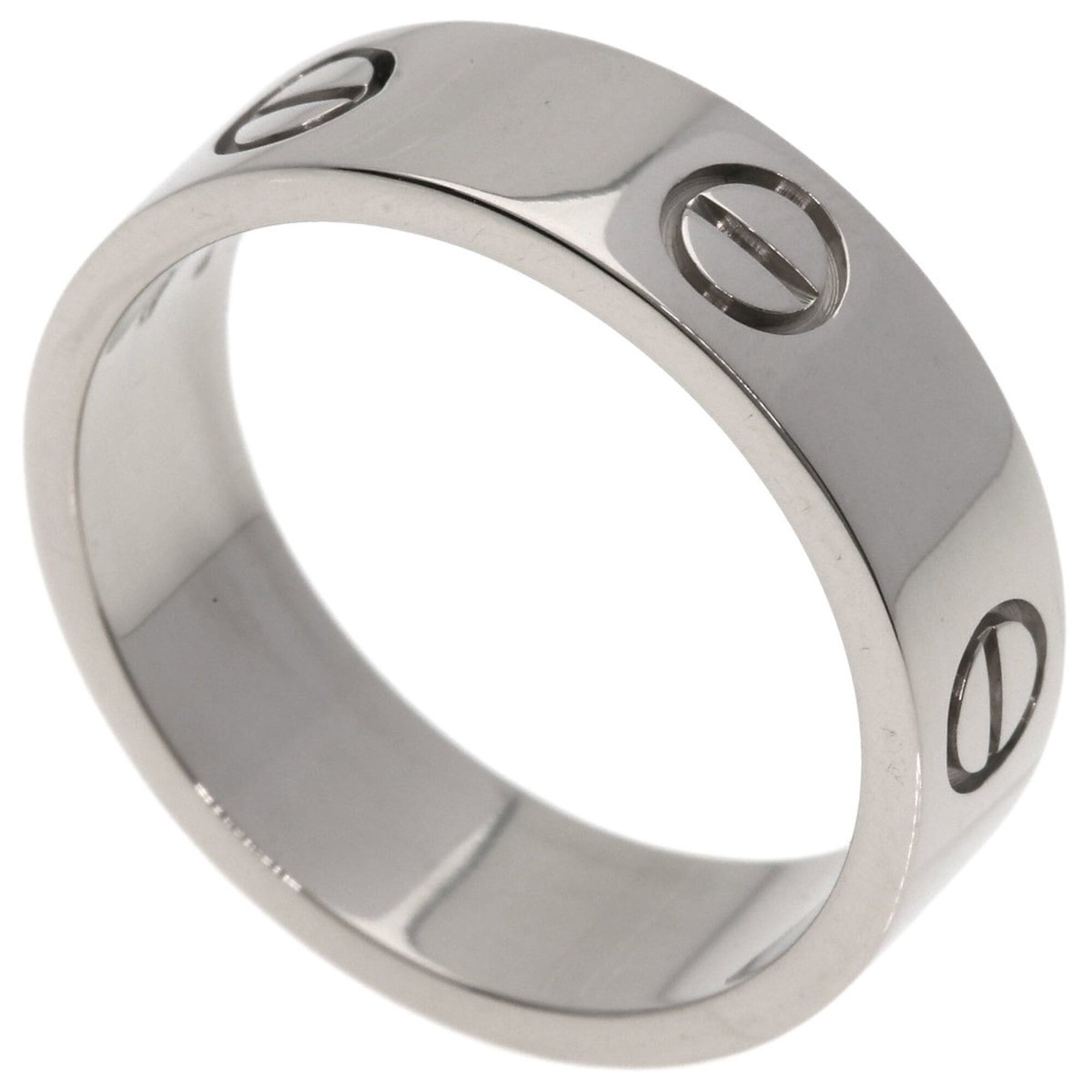 Cartier Cartier Love Ring #58, 18K White Gold, Women's Ring, CARTIER Size ONE SIZE - 1 Thumbnail