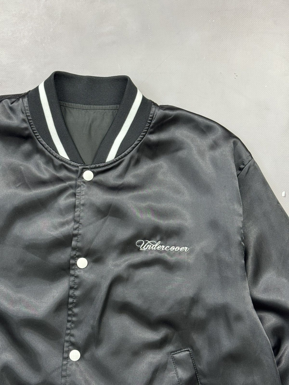 Undercover Ss22 Undercover Noise Stadium Jacket(Black/L) Size US L / EU 52-54 / 3 - 6 Thumbnail