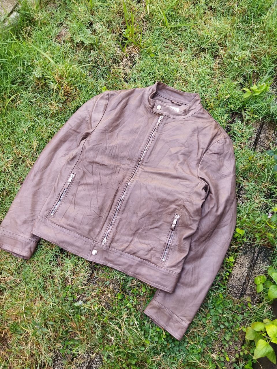 Genuine Leather Emmeti di Franco Lamb Skin Jacket Size US L / EU 52-54 / 3 - 2 Thumbnail