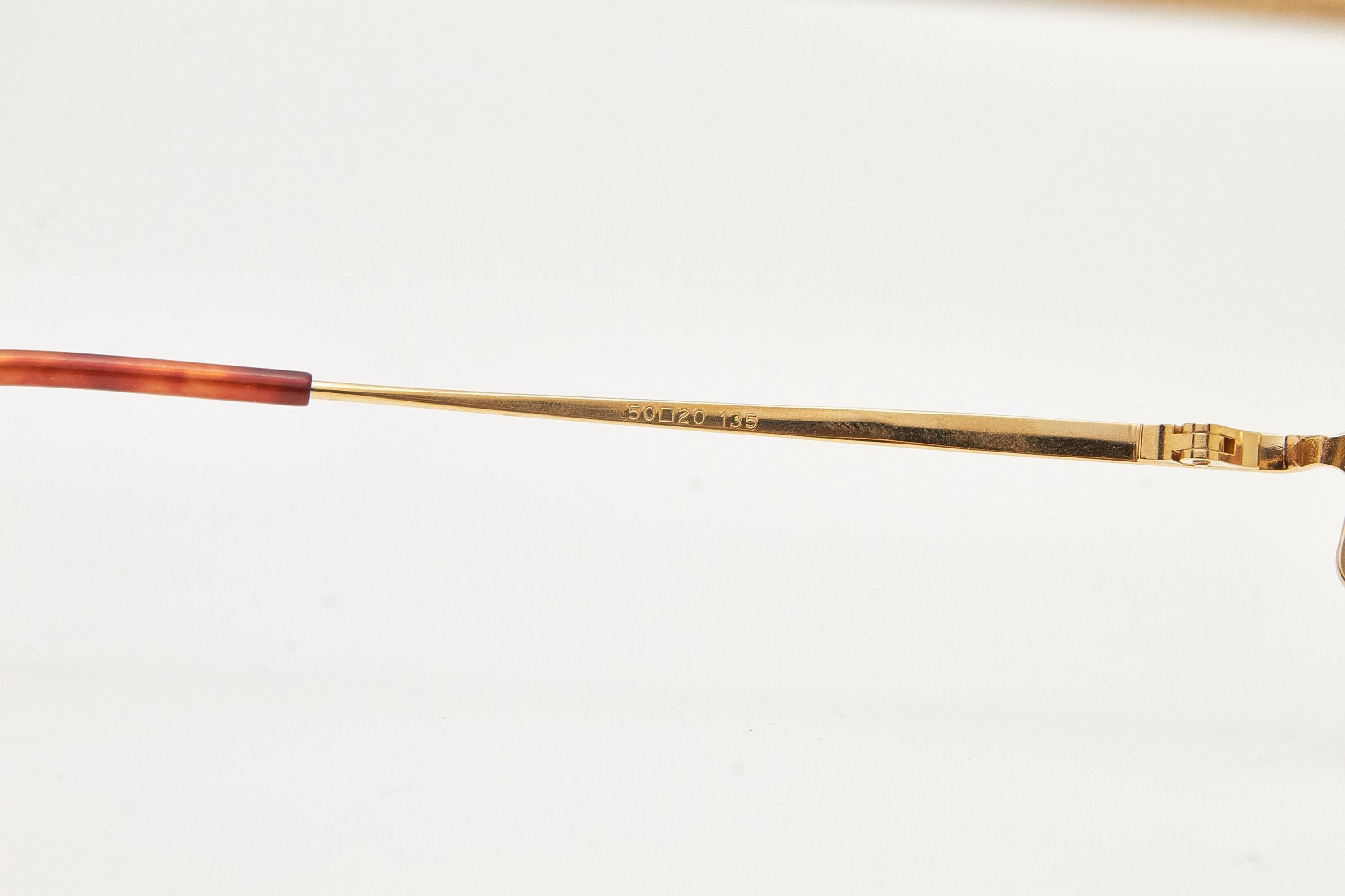 Jean Paul Gaultier JEAN PAUL GAULTIER 55-3178 22k Gold Plated Frame Size ONE SIZE - 5 Thumbnail