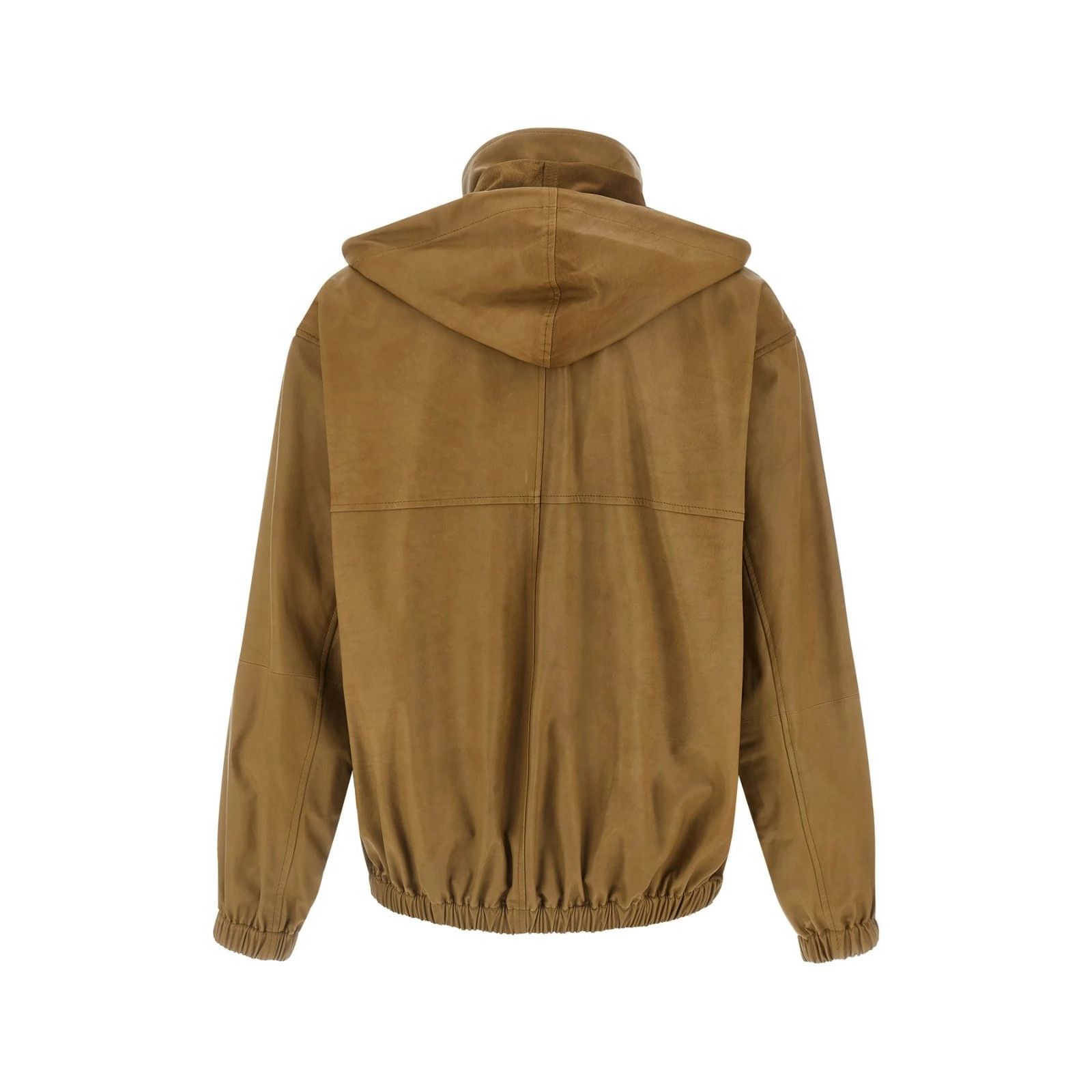 Auralee Auralee Ultra Thin Brown Leather Jacket New & Authentic (Wom Size M / US 6-8 / IT 42-44 - 2 Thumbnail
