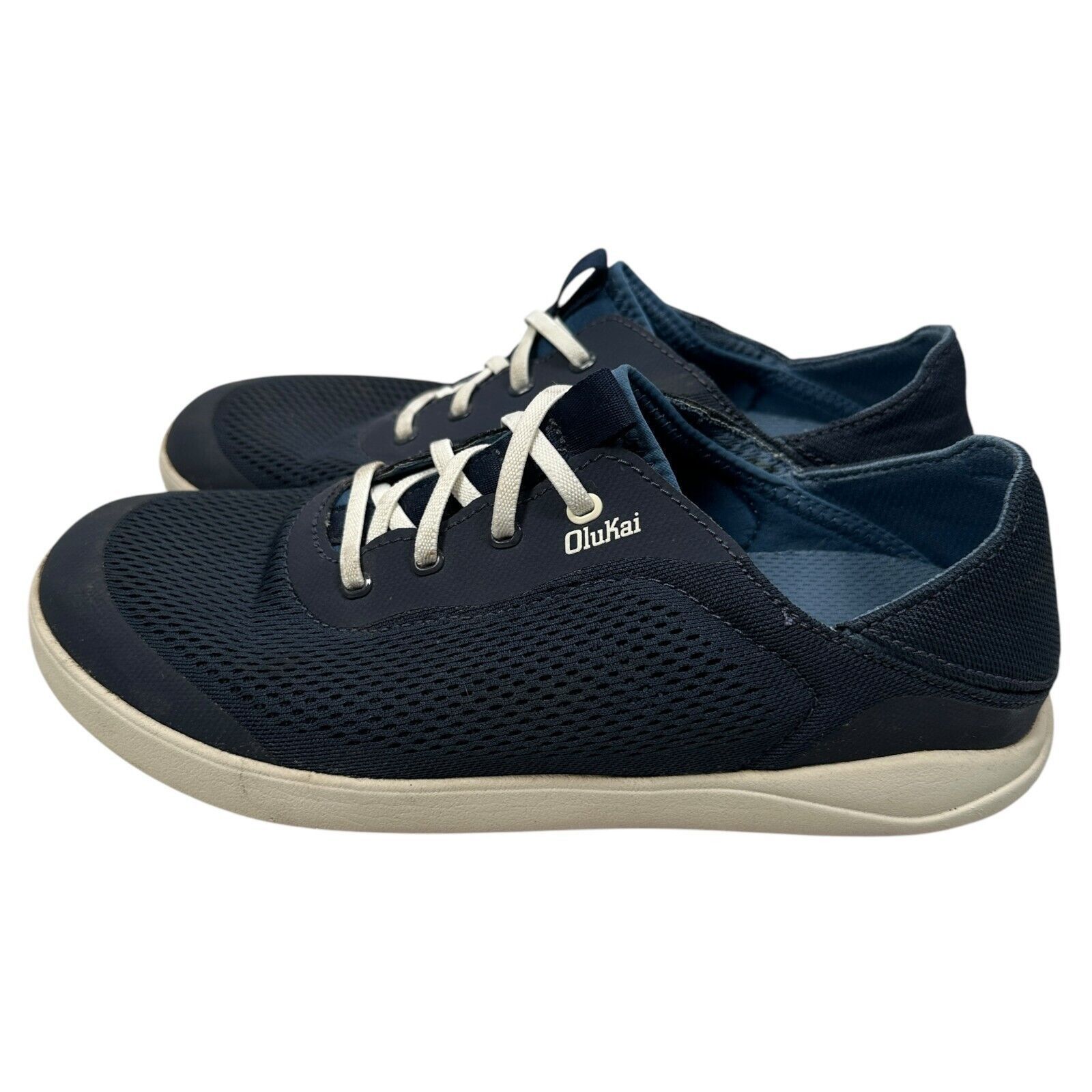 Olukai Olukai Moku Pae Men’s Boat Shoes Men’s US 9.5 Blue Sneakers Size US 9.5 / EU 42-43 - 3 Thumbnail