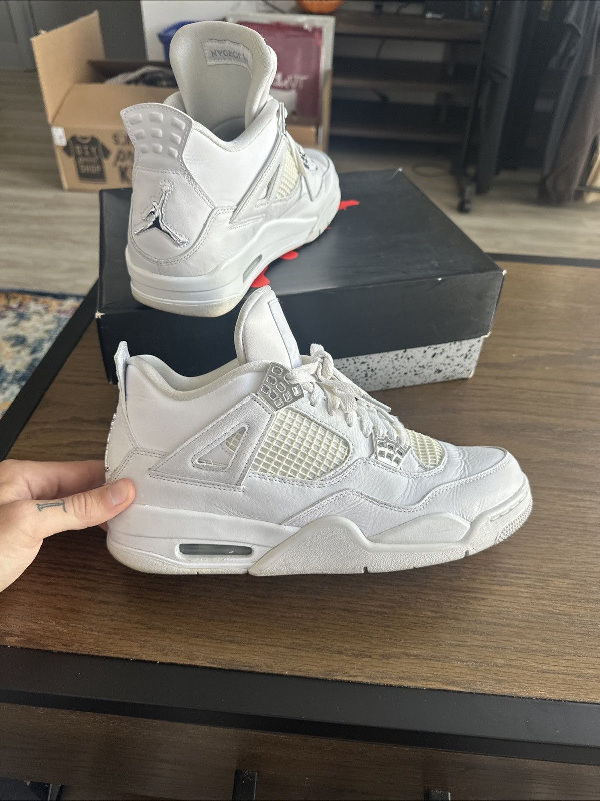 Jordan Brand Jordan Retro 4 Pure Money Size US 9 / EU 42 - 9 Thumbnail