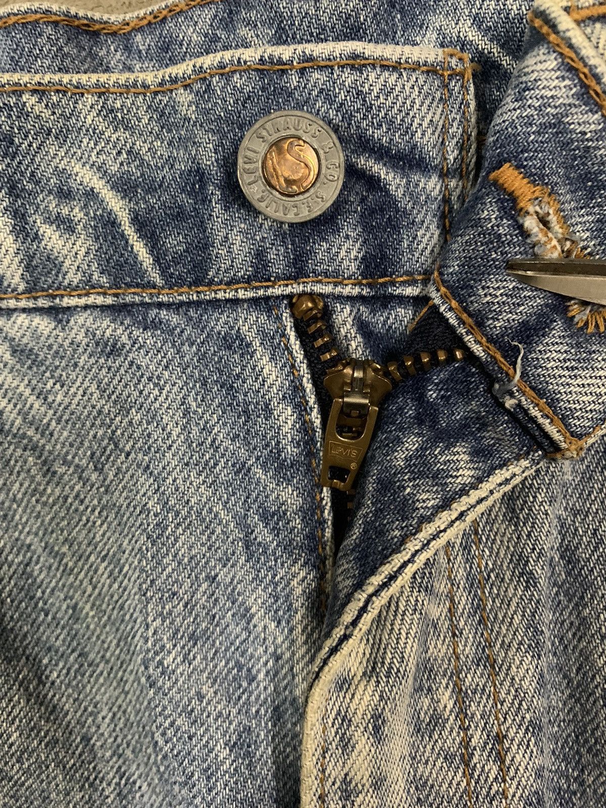 Levi's Vintage 1989s Levis Japan Original Riveted Big E Jeans Size US 32 / EU 48 - 5 Thumbnail