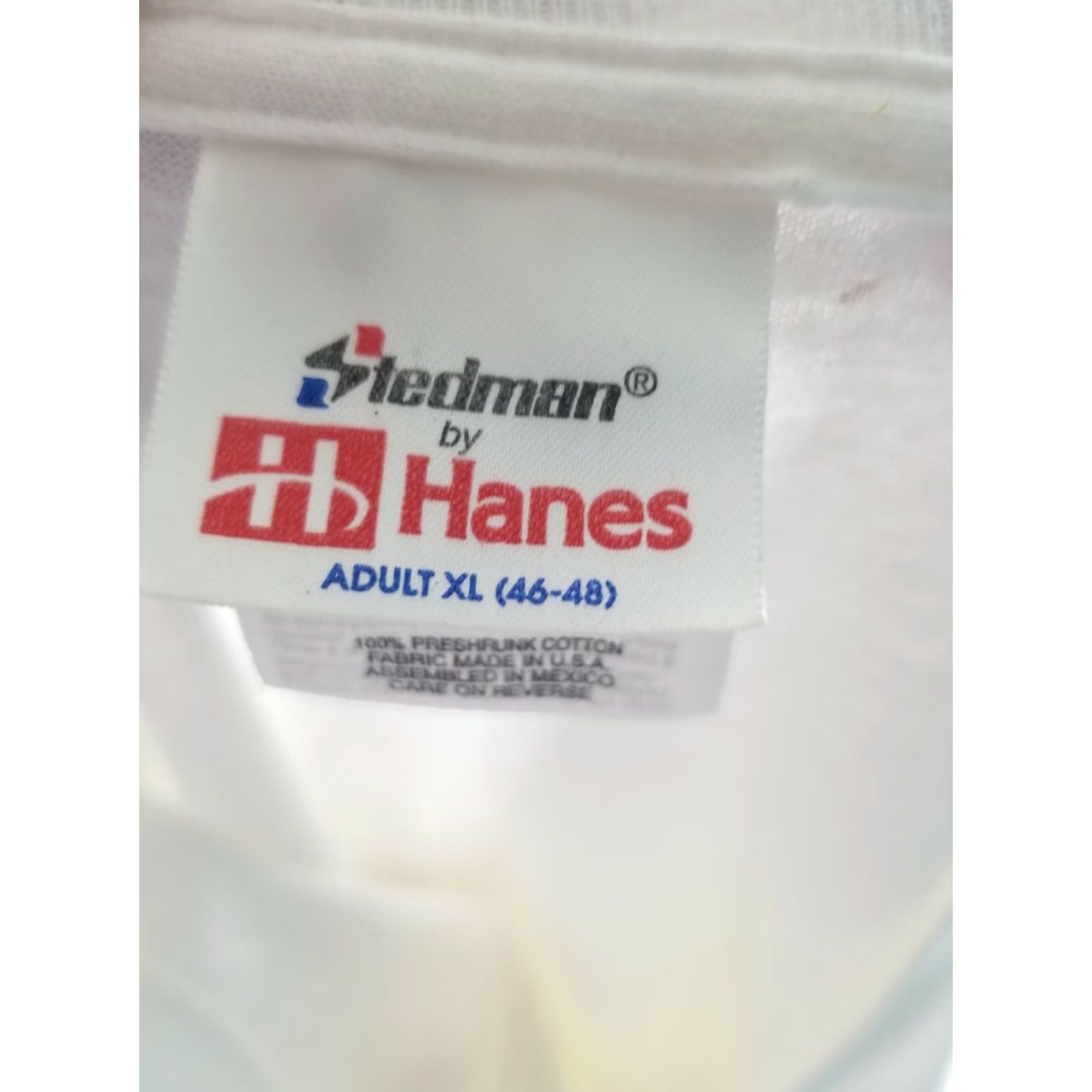 Hanes VINTAGE Hanes West Texas Flag Shirt Unisex Adult XL White 1990s Graphic Tee, Travel Souvenir, Hip Hop Style Mens/Womens Size US XL / EU 56 / 4 - 3 Thumbnail