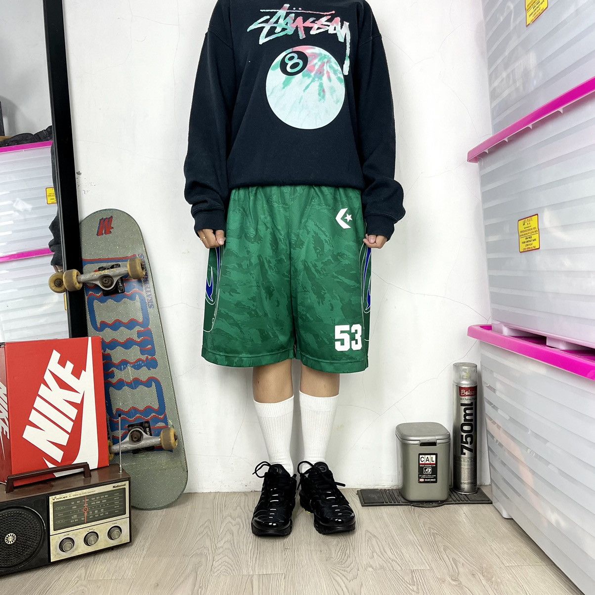 Nike × Vintage ❌SOLD❌ Converse Short Dripstyle sportboys Size US 40 / EU 56 - 1 Thumbnail