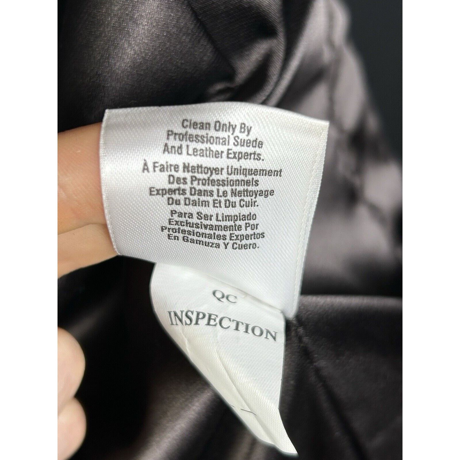 DKNY DKNYC Chinese Lambskin Leather Women Moto Jacket Iridescent Size S / US 4 / IT 40 - 11 Thumbnail