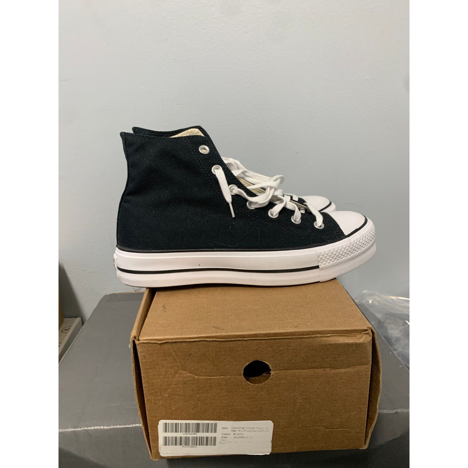 Converse Converse Chuck Taylor Platform Black White Women's 10.5 NEW Size US 10.5 / IT 40.5 - 1 Thumbnail