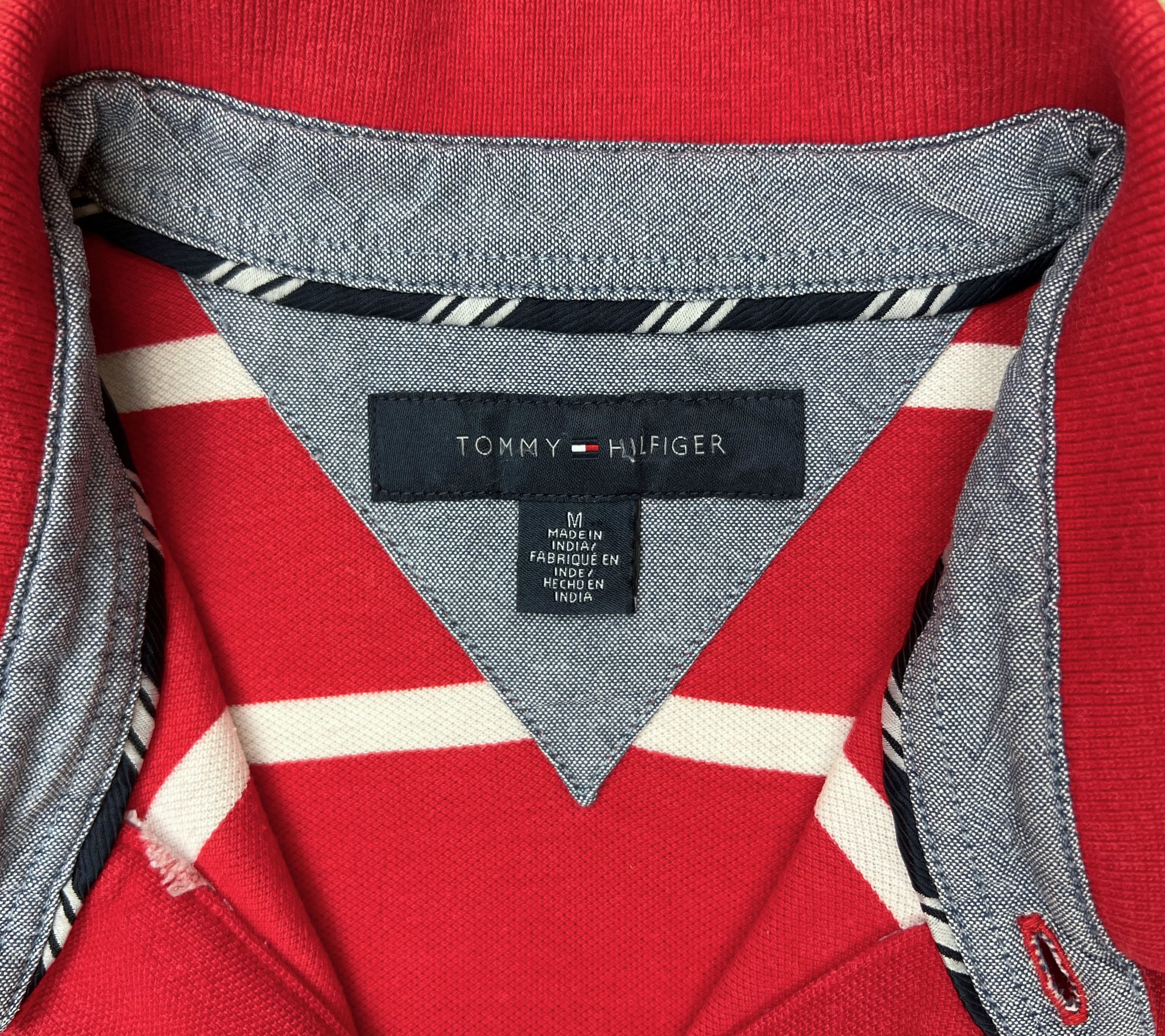 Tommy Hilfiger Tommy Hilfiger Striped Rugby Long Sleeve Polo Shirt M Size US M / EU 48-50 / 2 - 15 Thumbnail