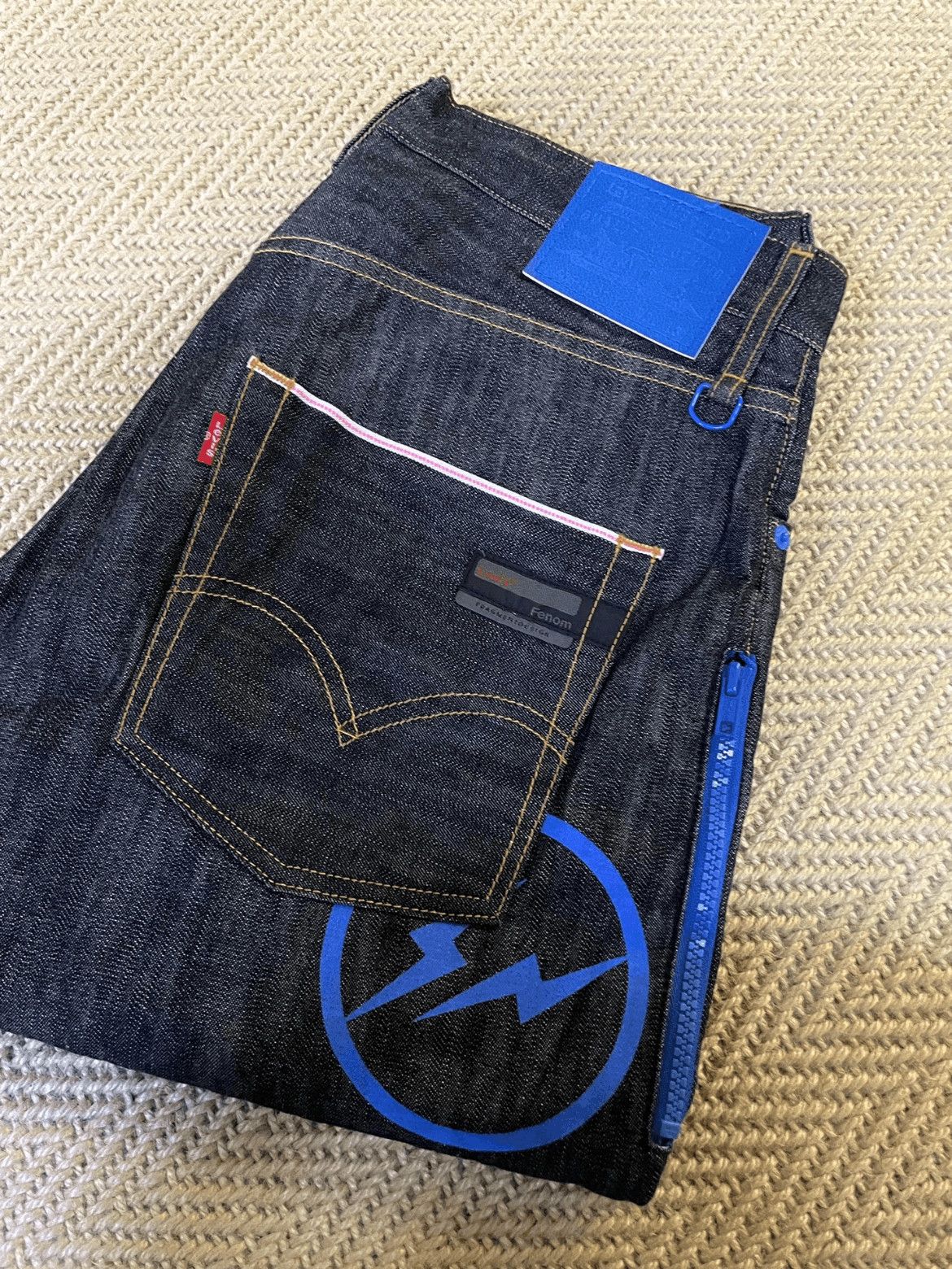 Fragment Design Levi's Fenom x Fragment Design “Thunderbolt” Jeans