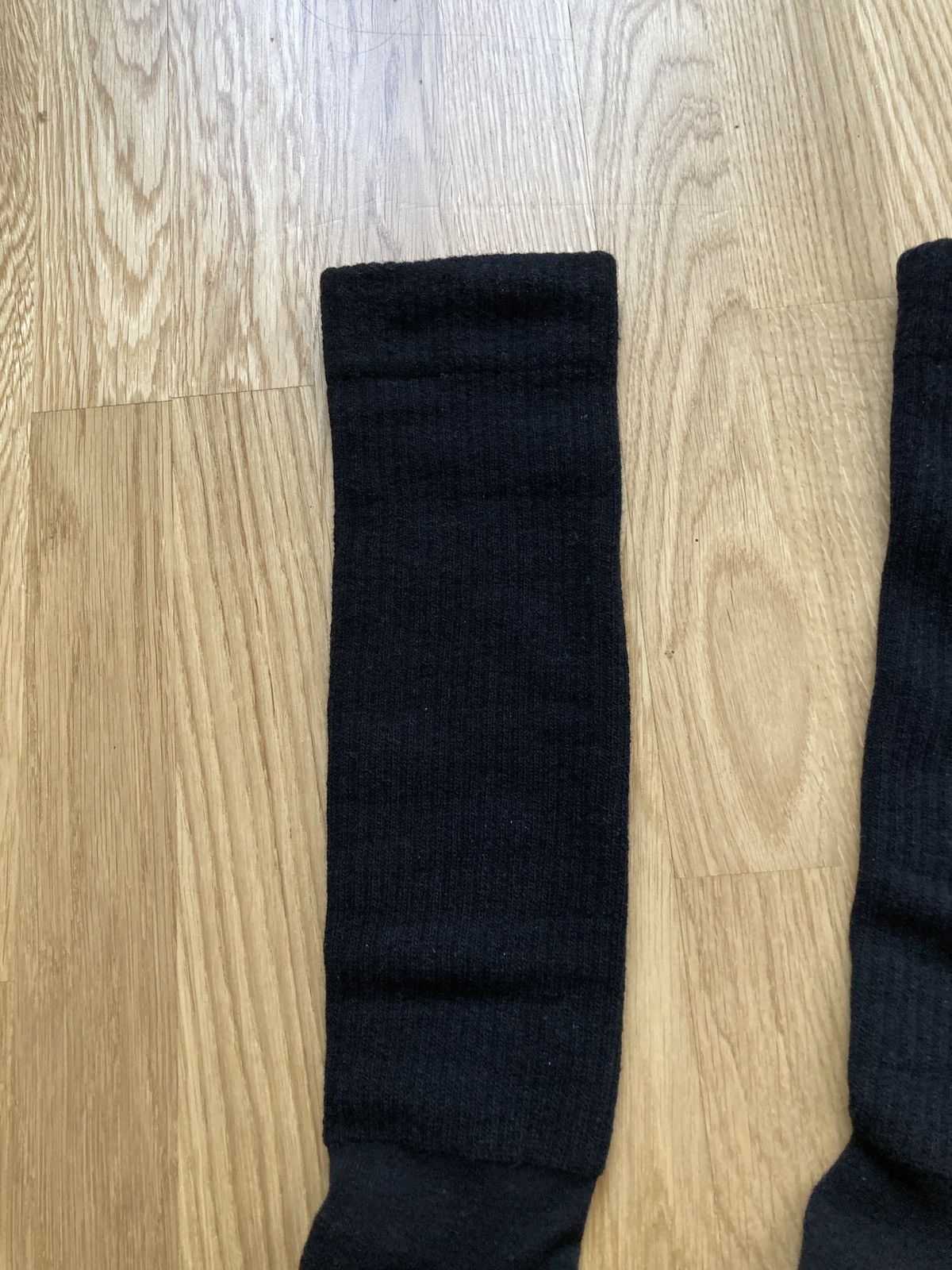 Rick Owens F/W 24 "PORTERVILLE" Black Cashmere Knee Socks Rick Owens Size ONE SIZE - 7 Thumbnail