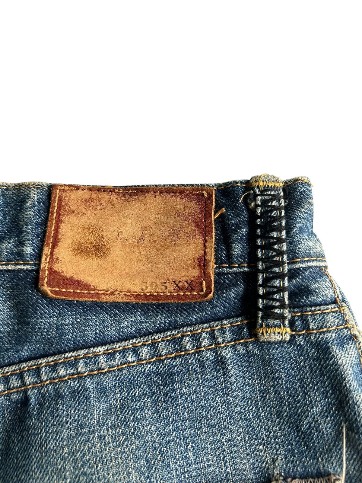 Japanese Brand × Kapital × Vintage Vintage Edwin Selvedge Distressed Punk Grunge Denim Jeans Size US 30 / EU 46 - 10 Thumbnail