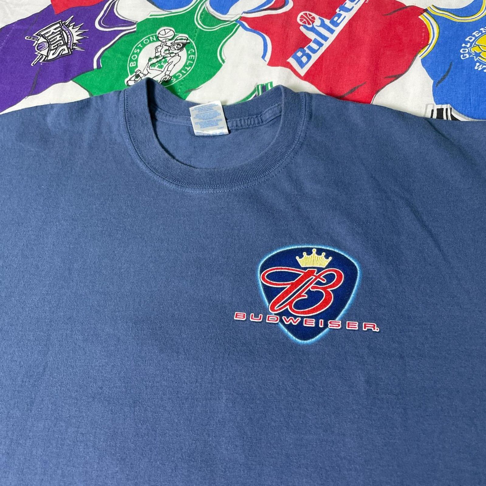 Budweiser × Vintage VTG Budweiser Guitar Beer Promo Mens Sz XL X-Large T-Shirt Size US XL / EU 56 / 4 - 3 Thumbnail