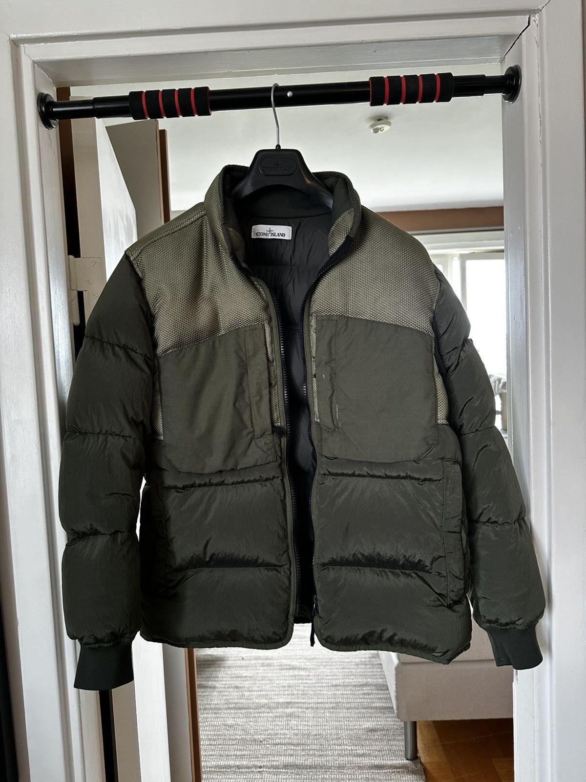 Stone Island STONE ISLAND PANAMA NYLON MIX DOWN JACKET SAGE Green Medium Size US M / EU 48-50 / 2 - 1 Thumbnail