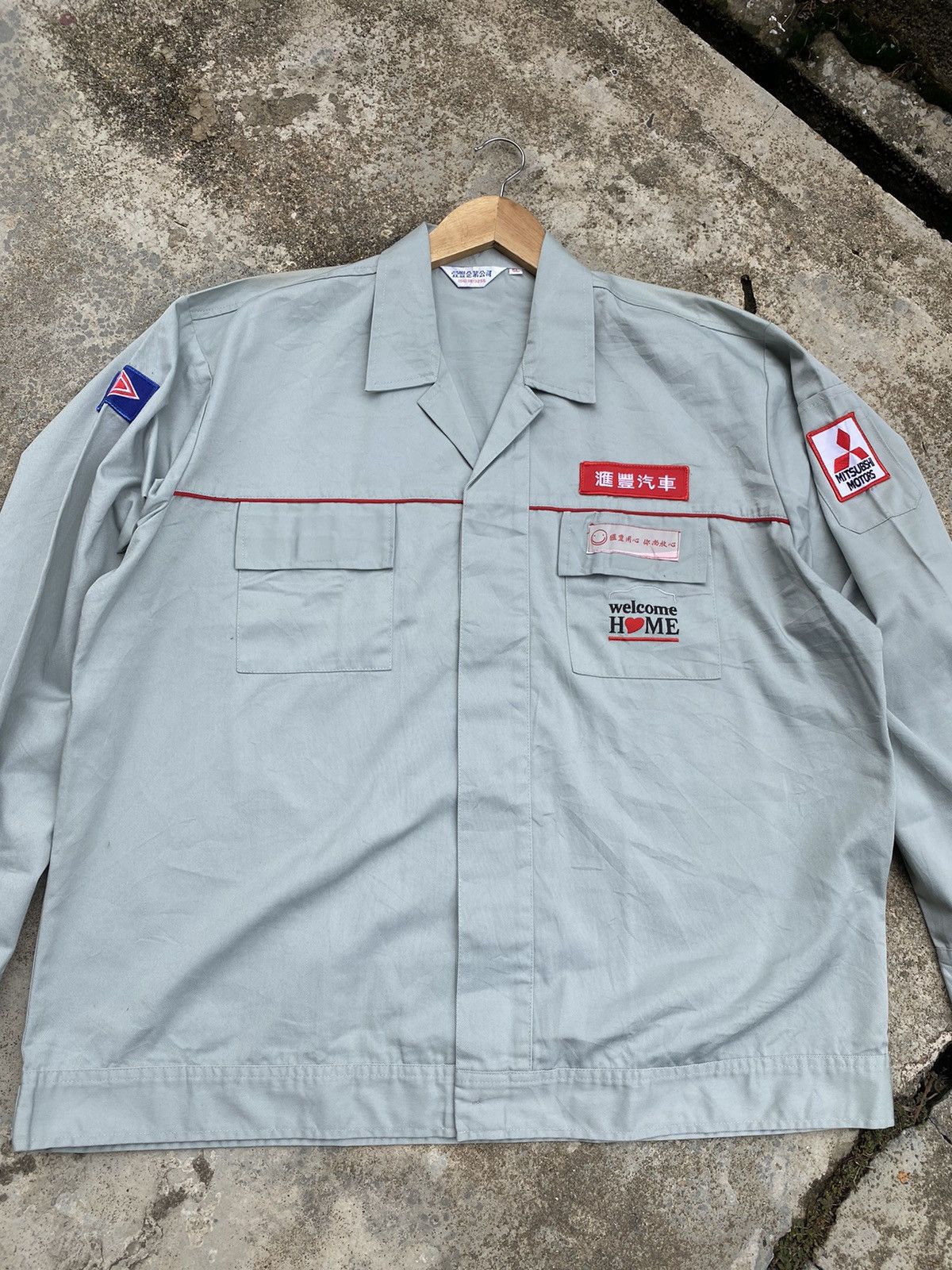 Vintage Vintage Mitsubishi Worker Shirt Size US XXL / EU 58 / 5 - 6 Thumbnail